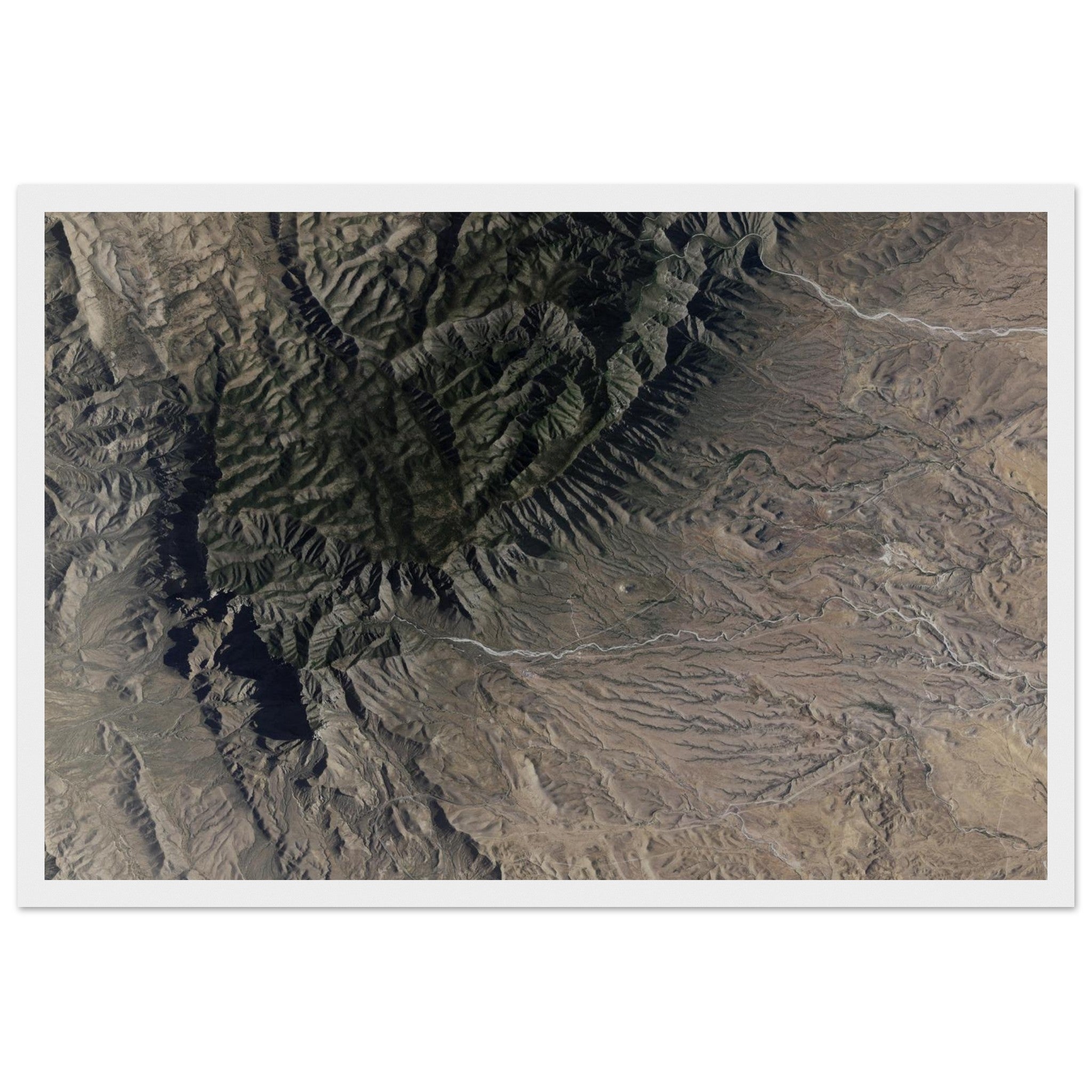 Guadalupe Mountains National Park Natural Earth Print - Ink And Atlas