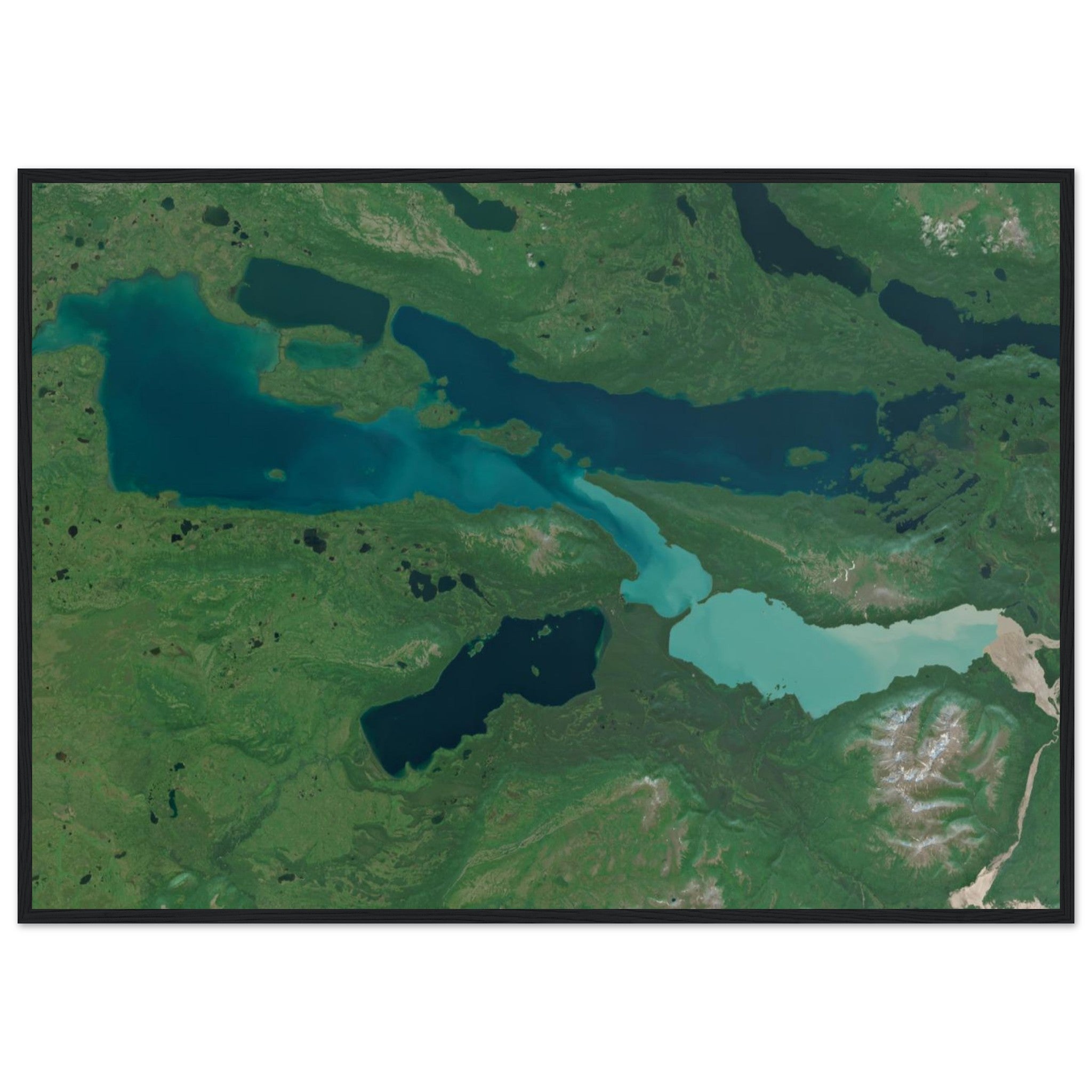 Katmai National Park Natural Earth Print - Ink And Atlas