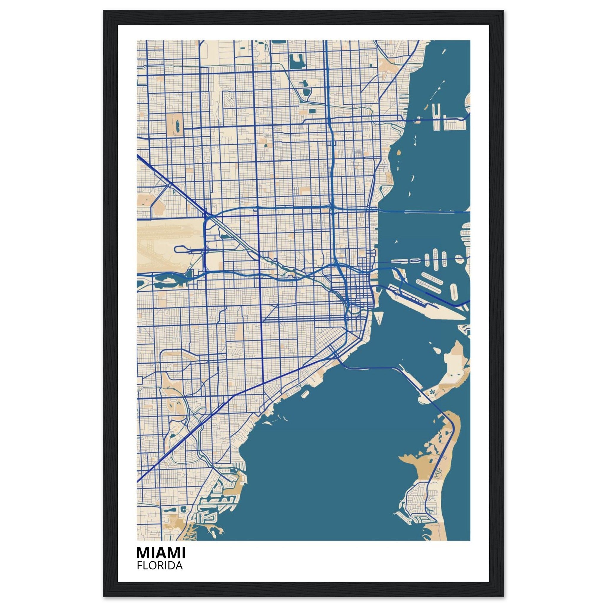 miami modern city map 