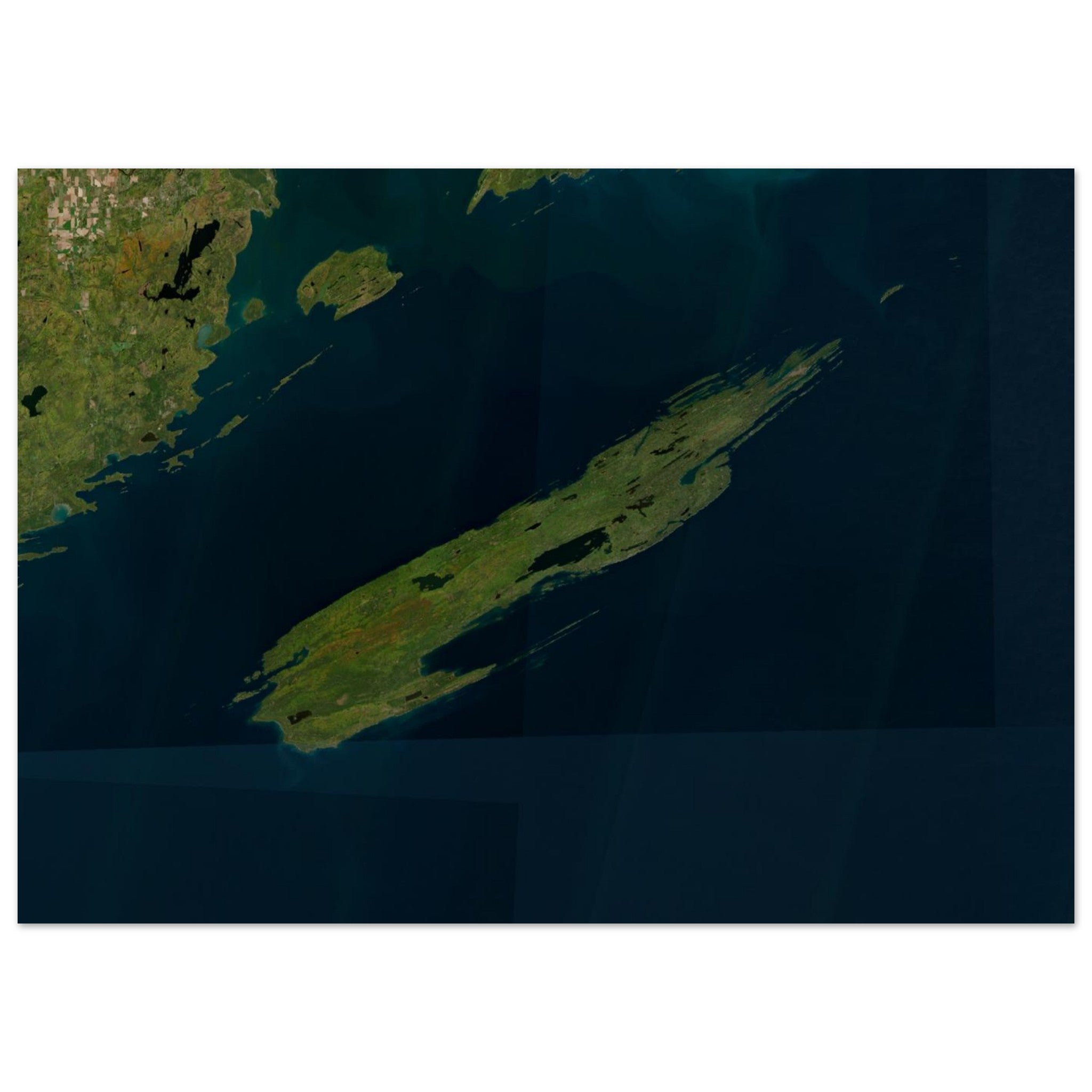Isle Royale National Park Natural Earth Print - Ink And Atlas