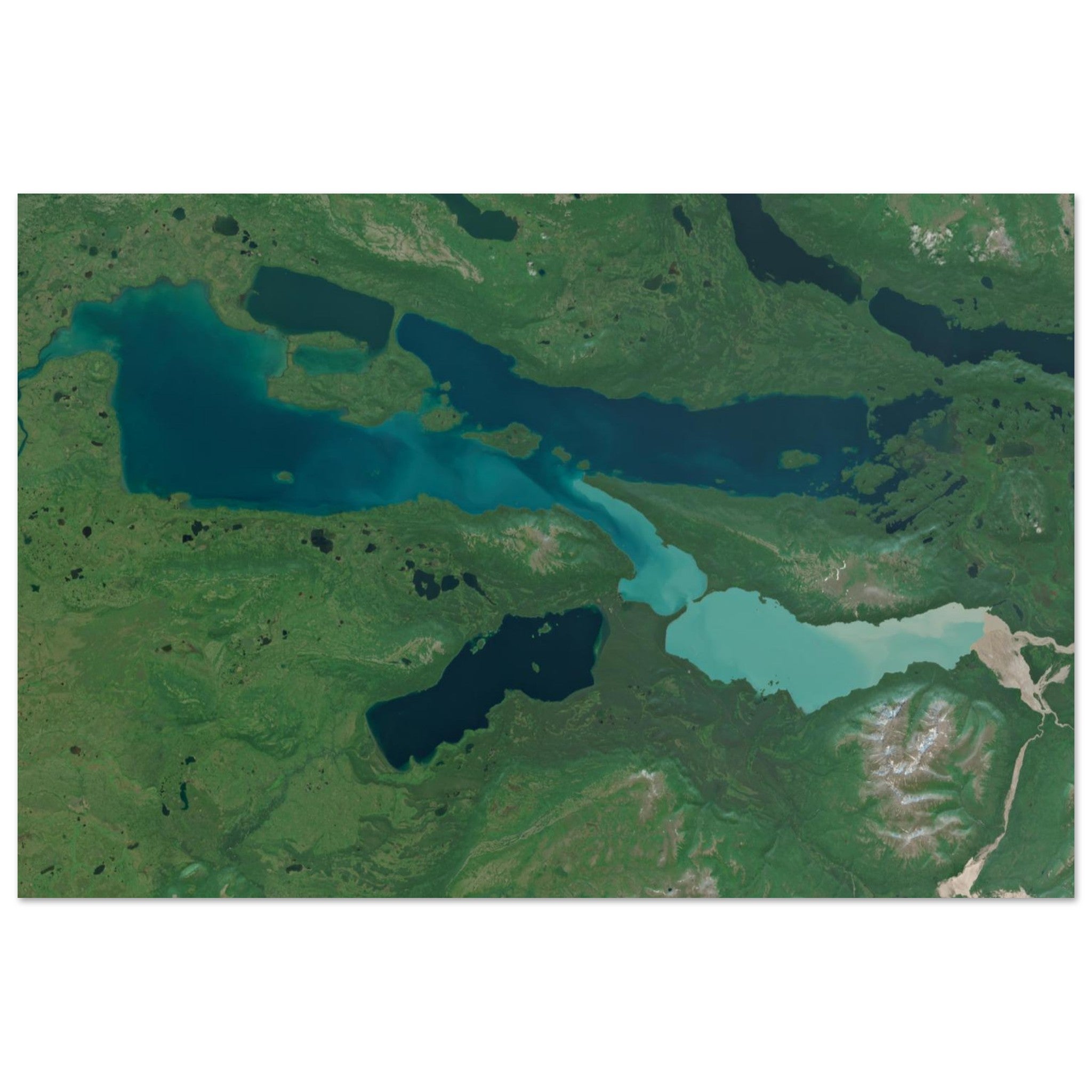 Katmai National Park Natural Earth Print - Ink And Atlas
