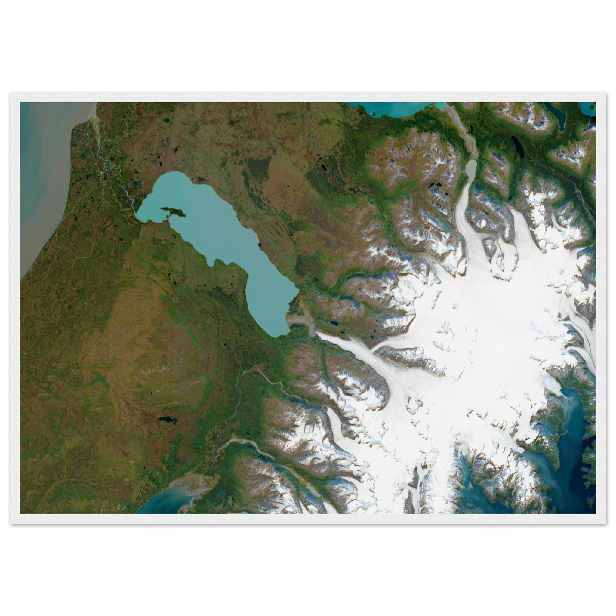Kenai Fjords National Park Natural Earth Print - Ink And Atlas