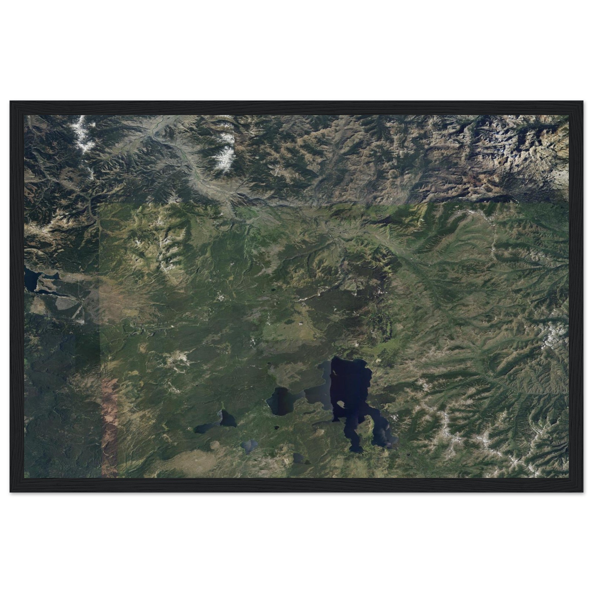 Yellowstone National Park Natural Earth Print - Ink And Atlas