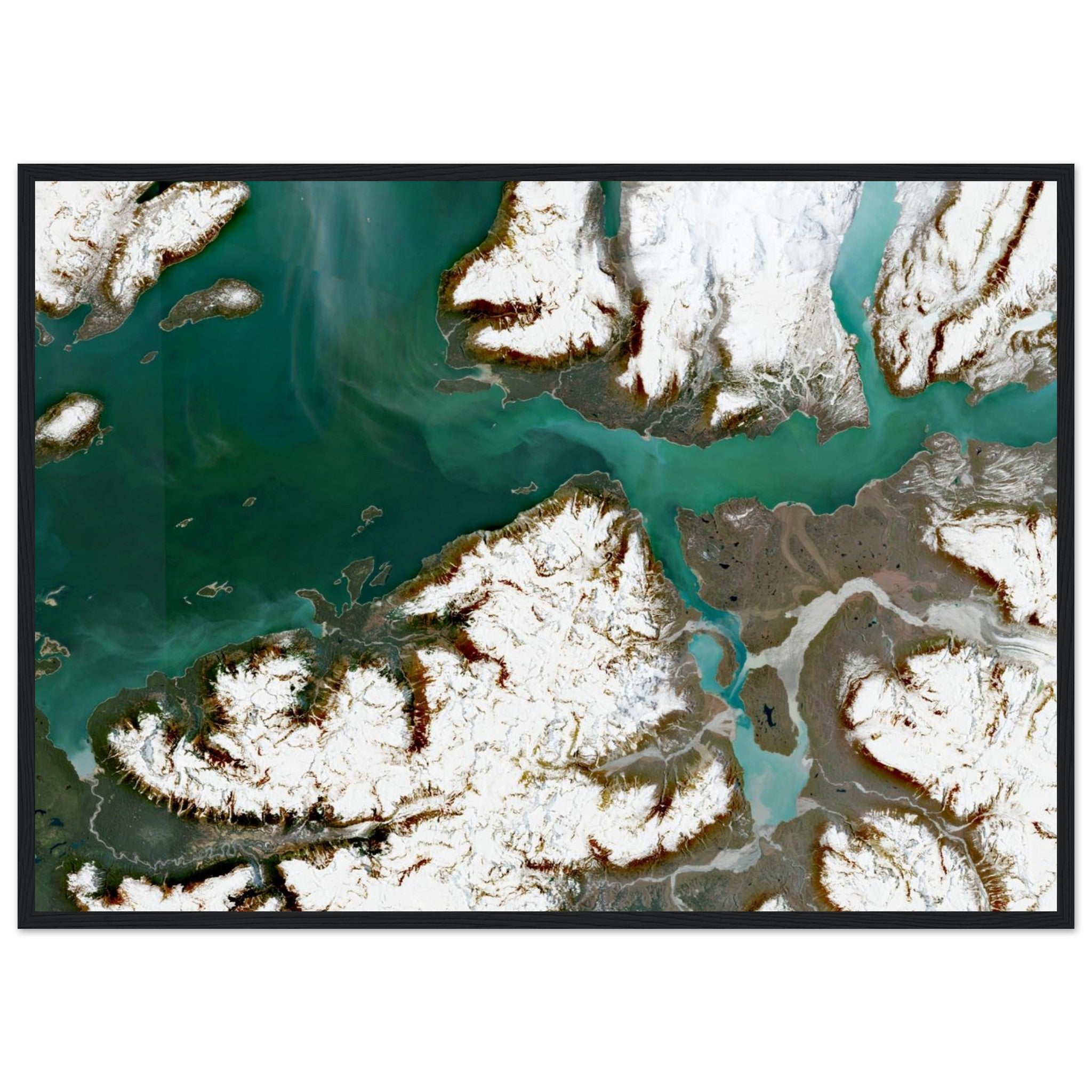 Glacier Bay National Park Natural Earth Print - Ink And Atlas