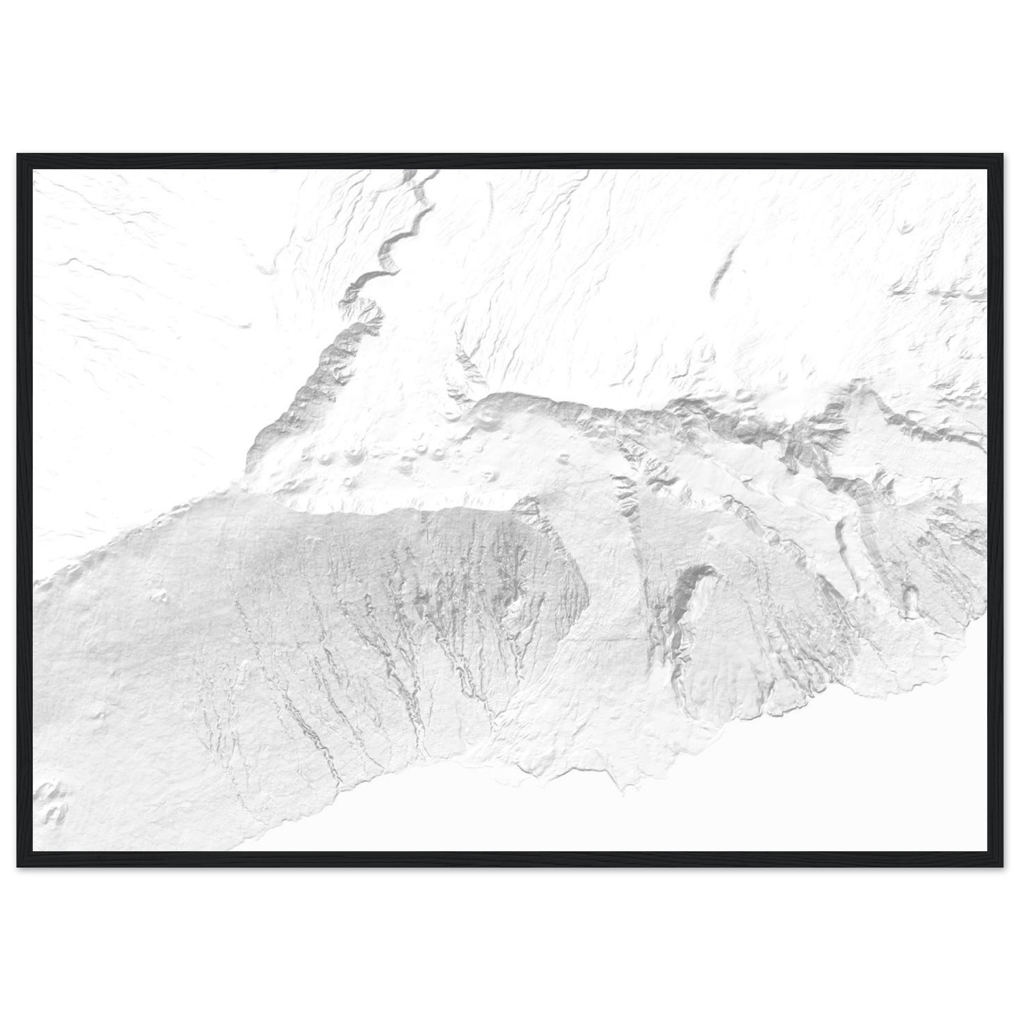 Haleakalā National Park Natural Earth Print - Ink And Atlas
