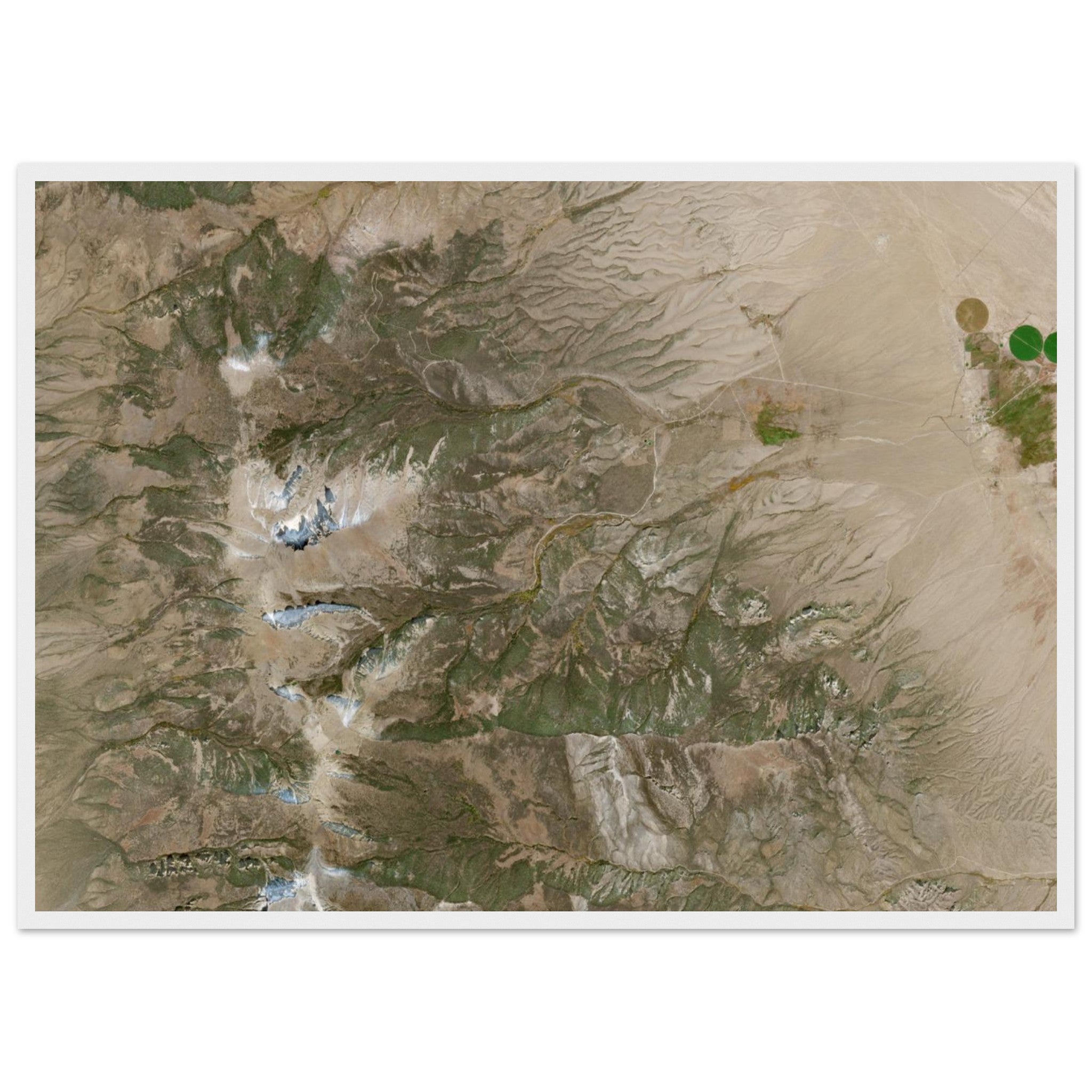 Great Basin National Park Natural Earth Print - Ink And Atlas