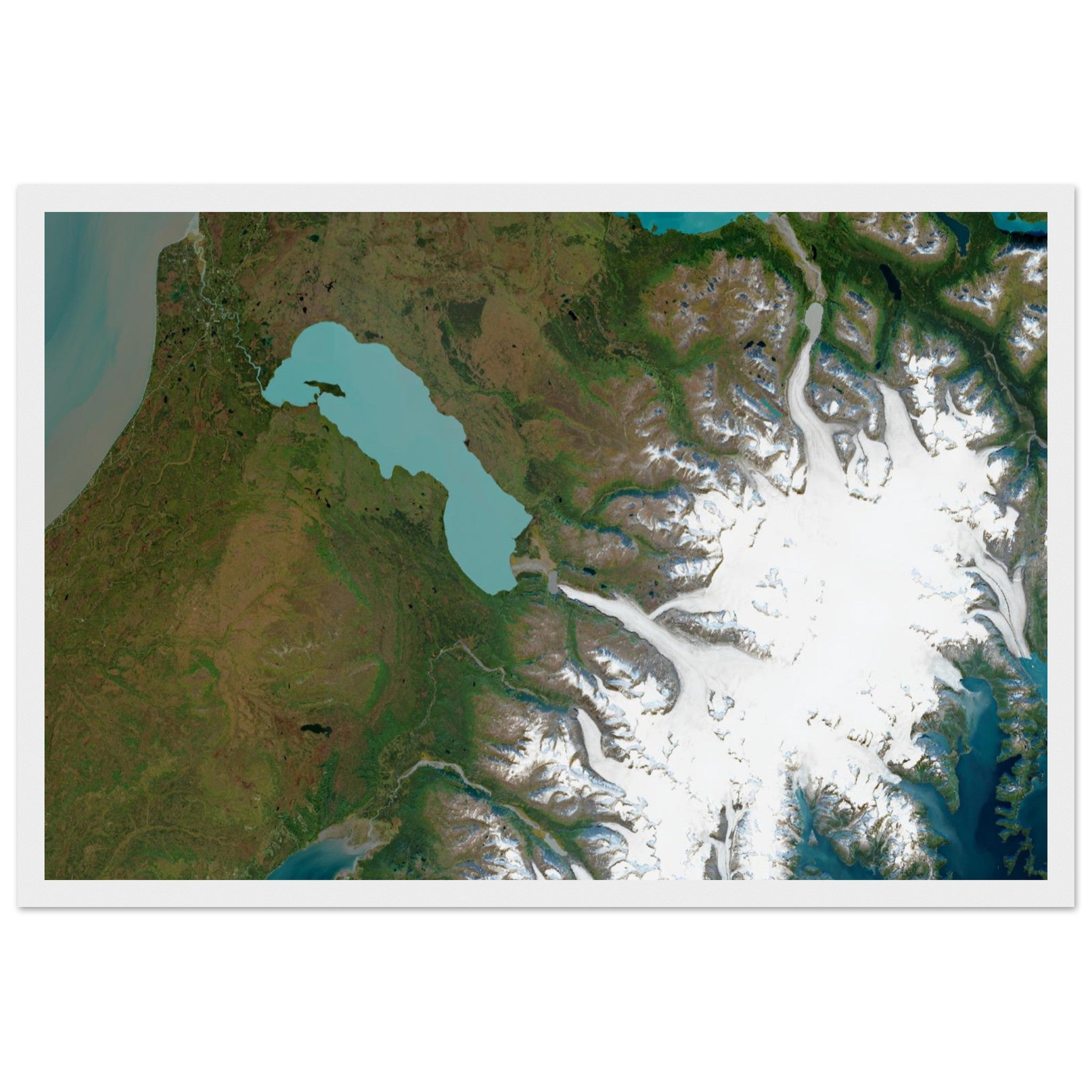 Kenai Fjords National Park Natural Earth Print - Ink And Atlas