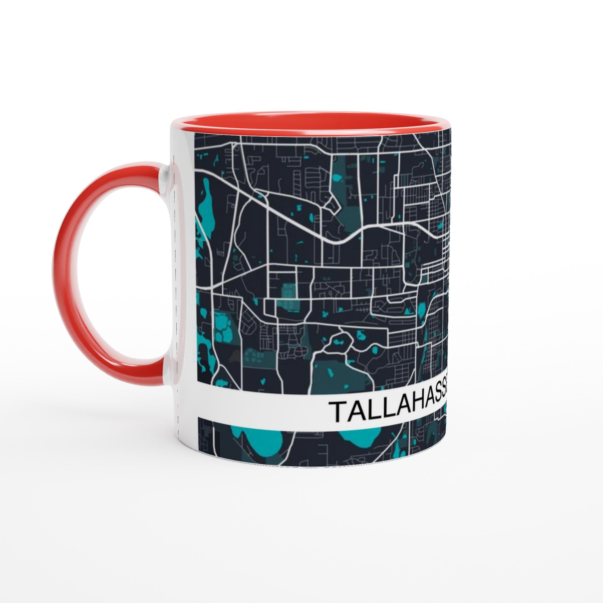 Tallahassee Florida Modern City Map Mug (11oz) - Ink And Atlas