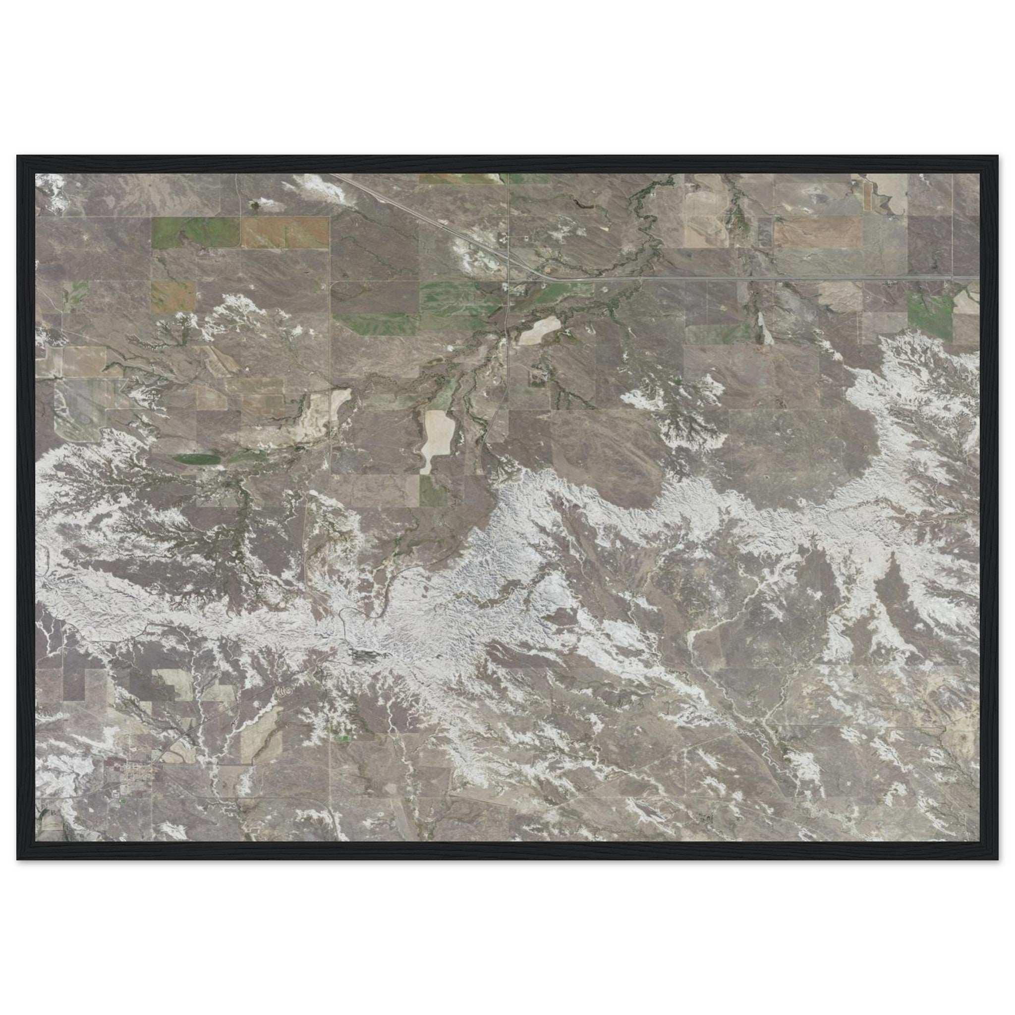 Theodore Roosevelt National Park Natural Earth Print - Ink And Atlas