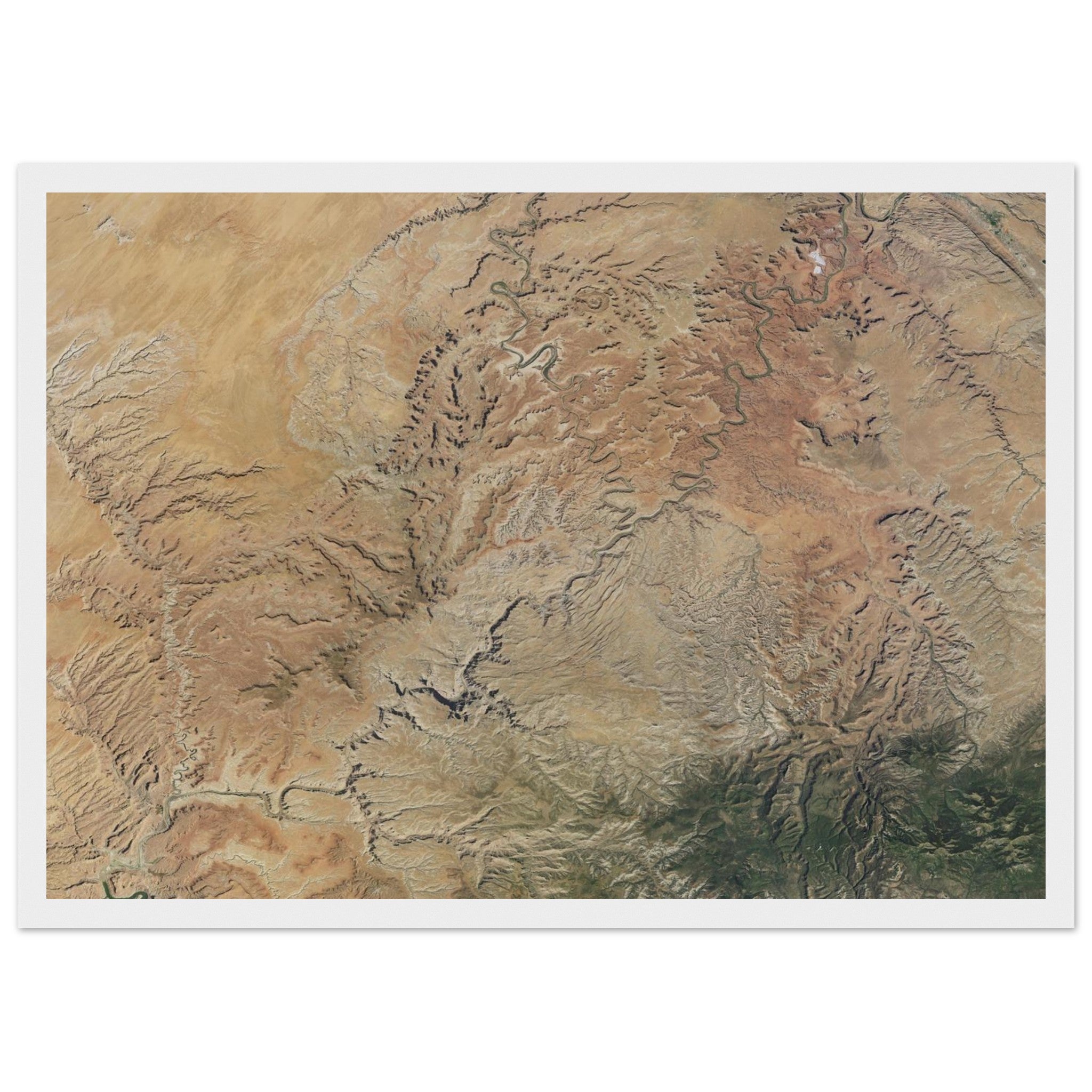 Canyonlands National Park Natural Earth Print - Ink And Atlas