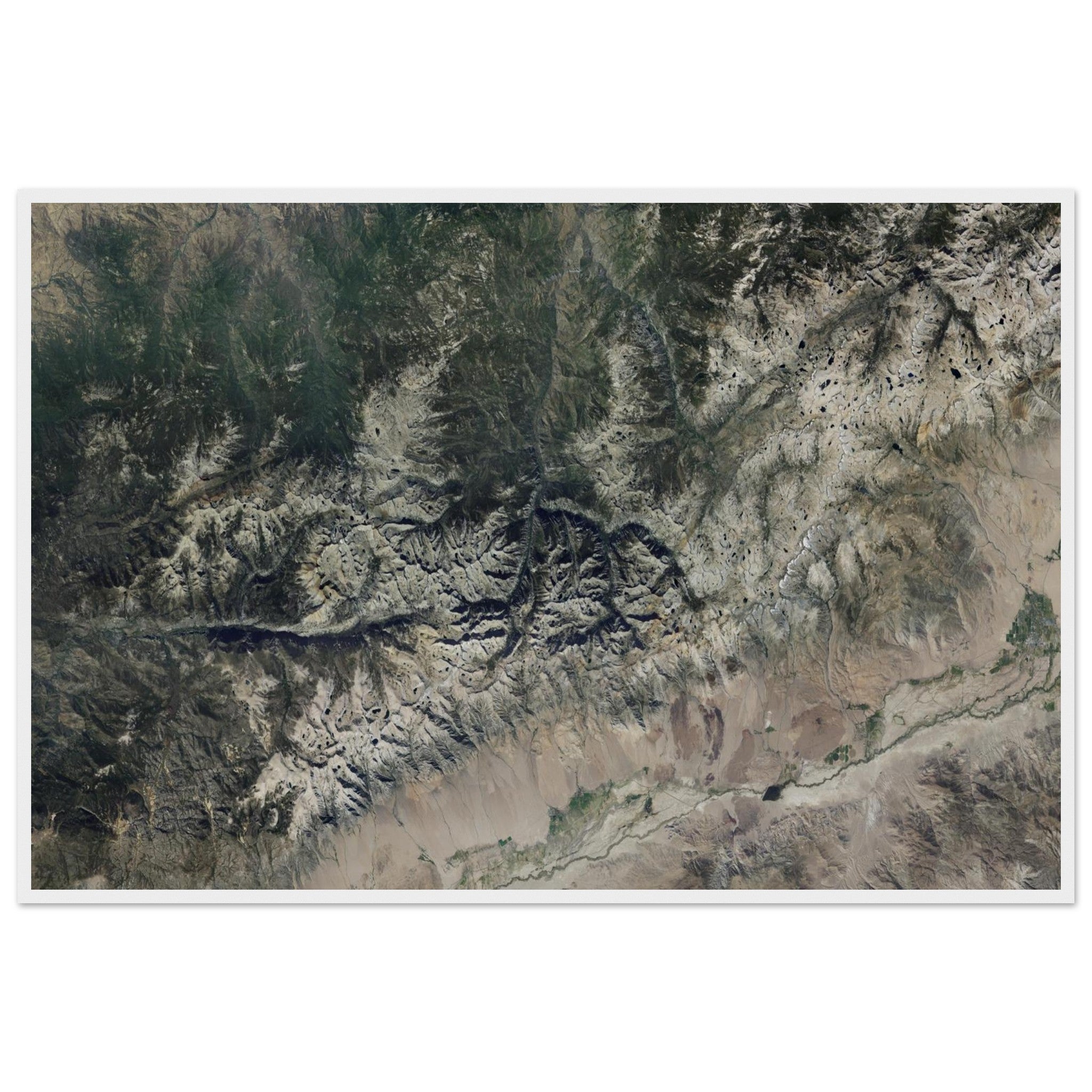 Kings Canyon National Park Natural Earth Print - Ink And Atlas