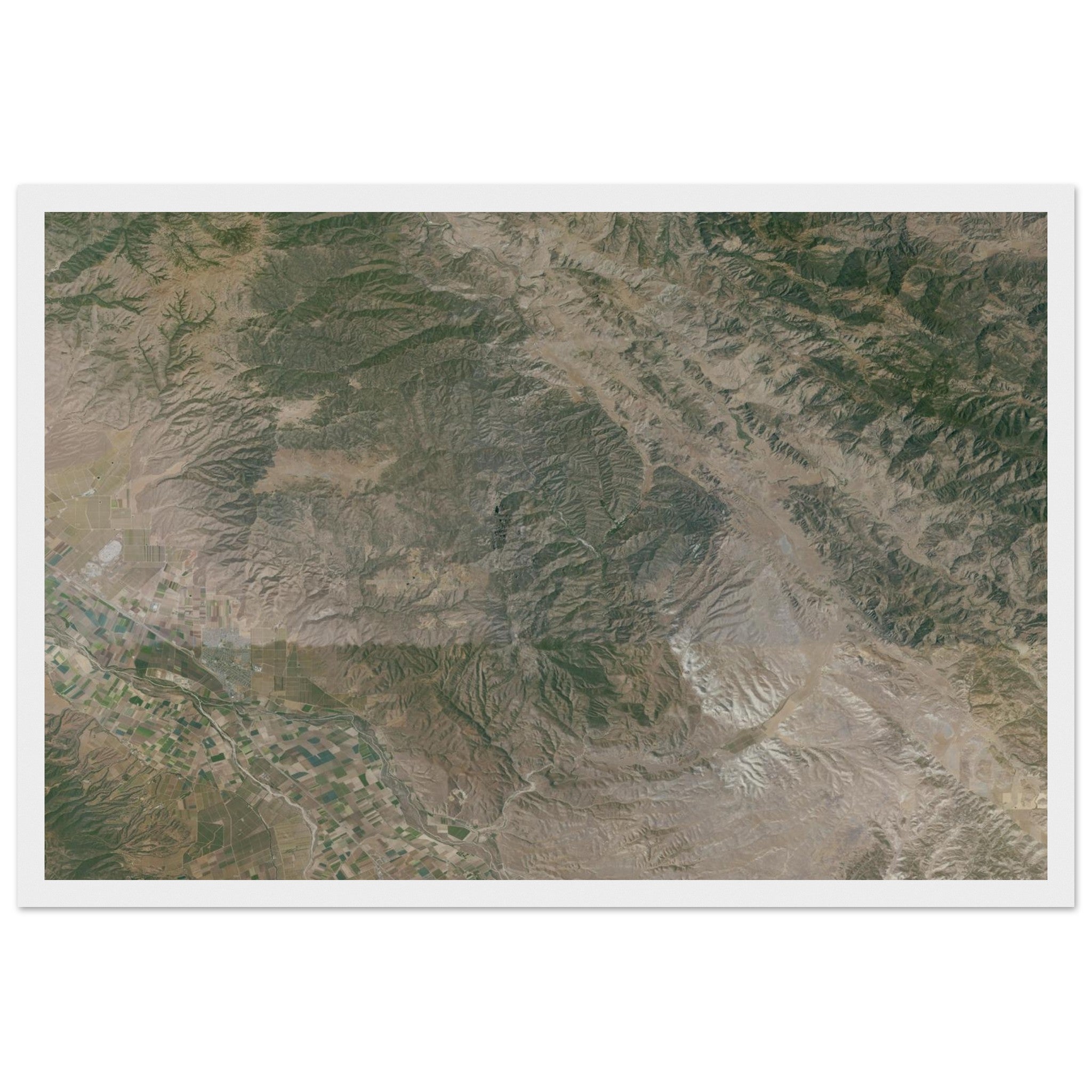 Pinnacles National Park Natural Earth Print - Ink And Atlas