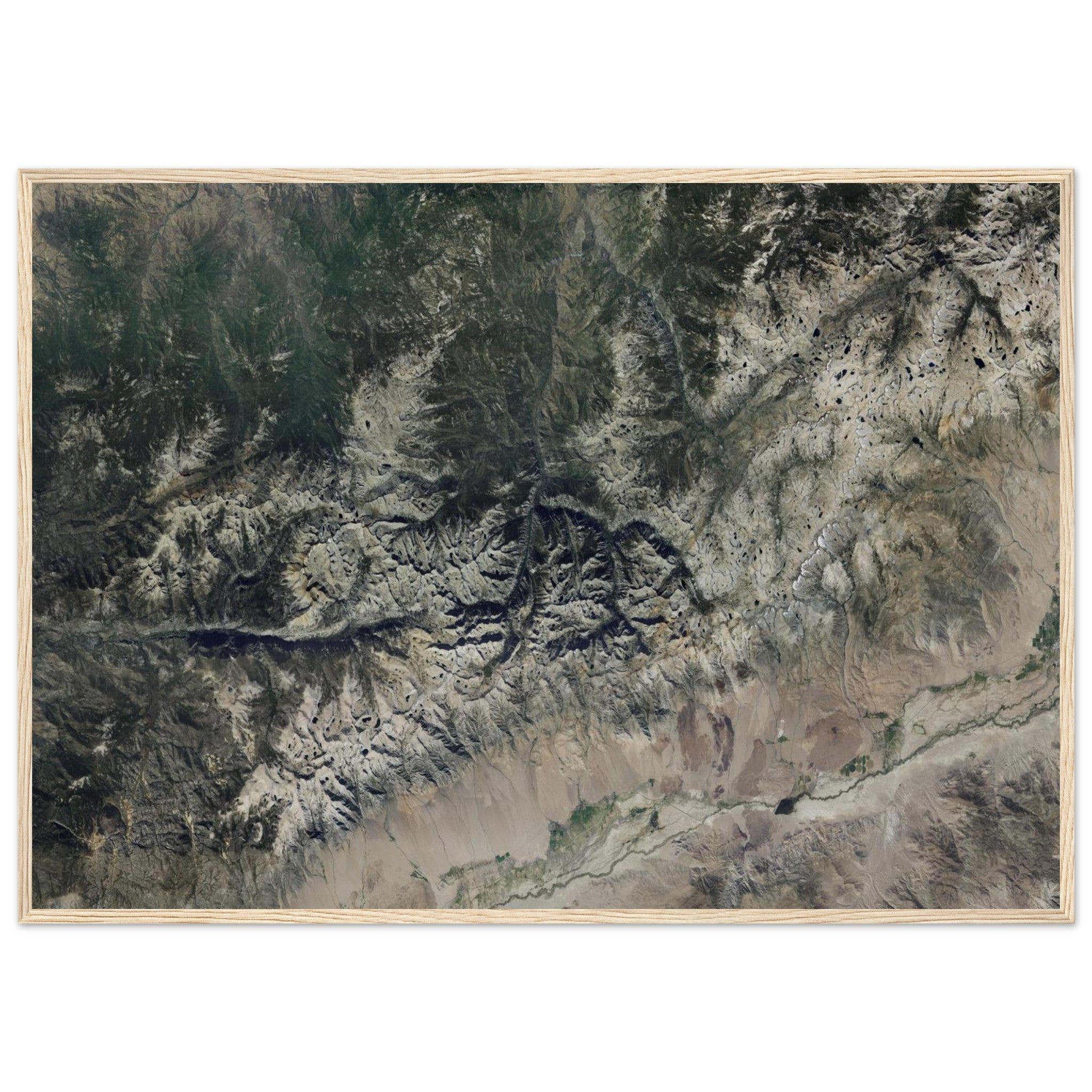 Kings Canyon National Park Natural Earth Print - Ink And Atlas