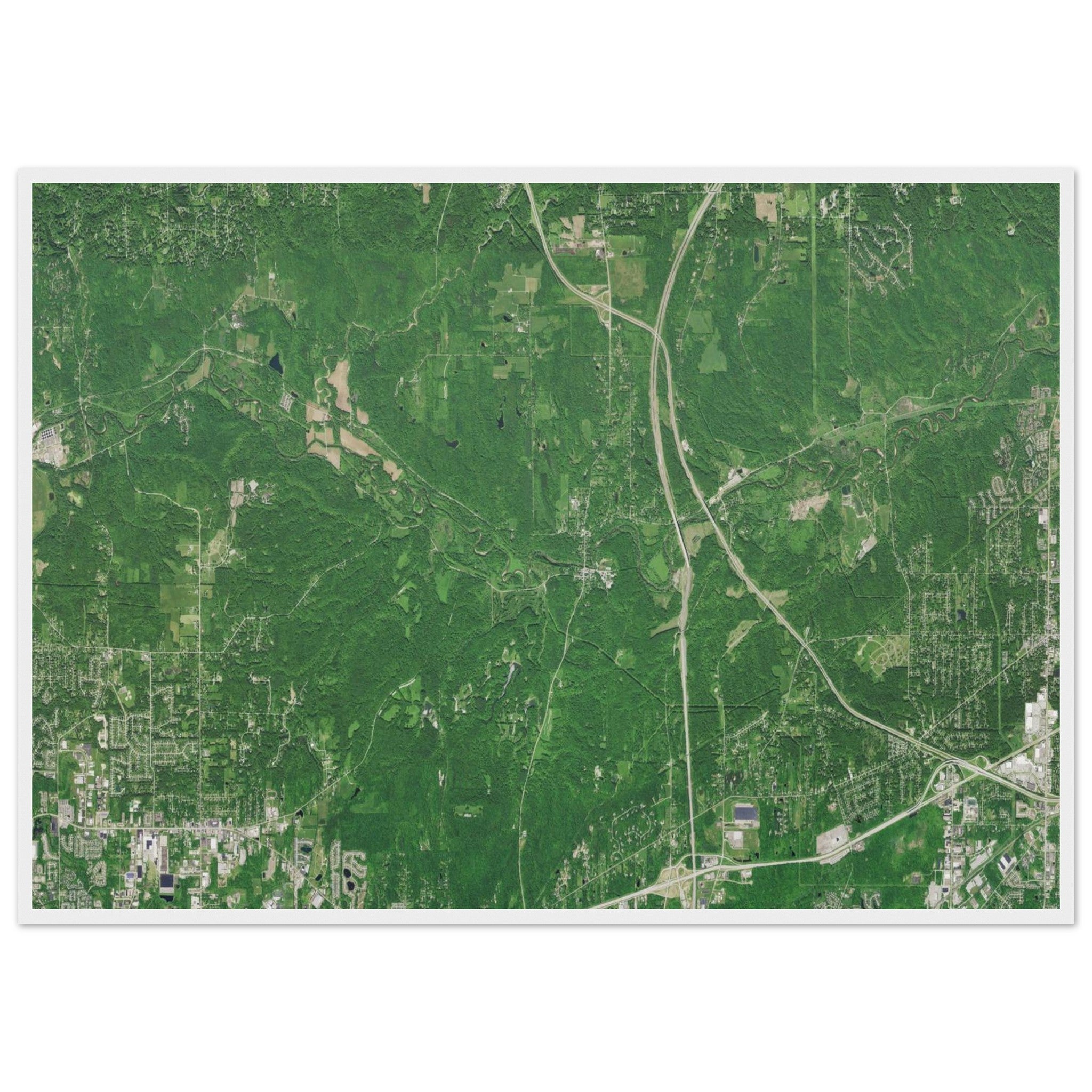 Cuyahoga Valley National Park Natural Earth Print - Ink And Atlas