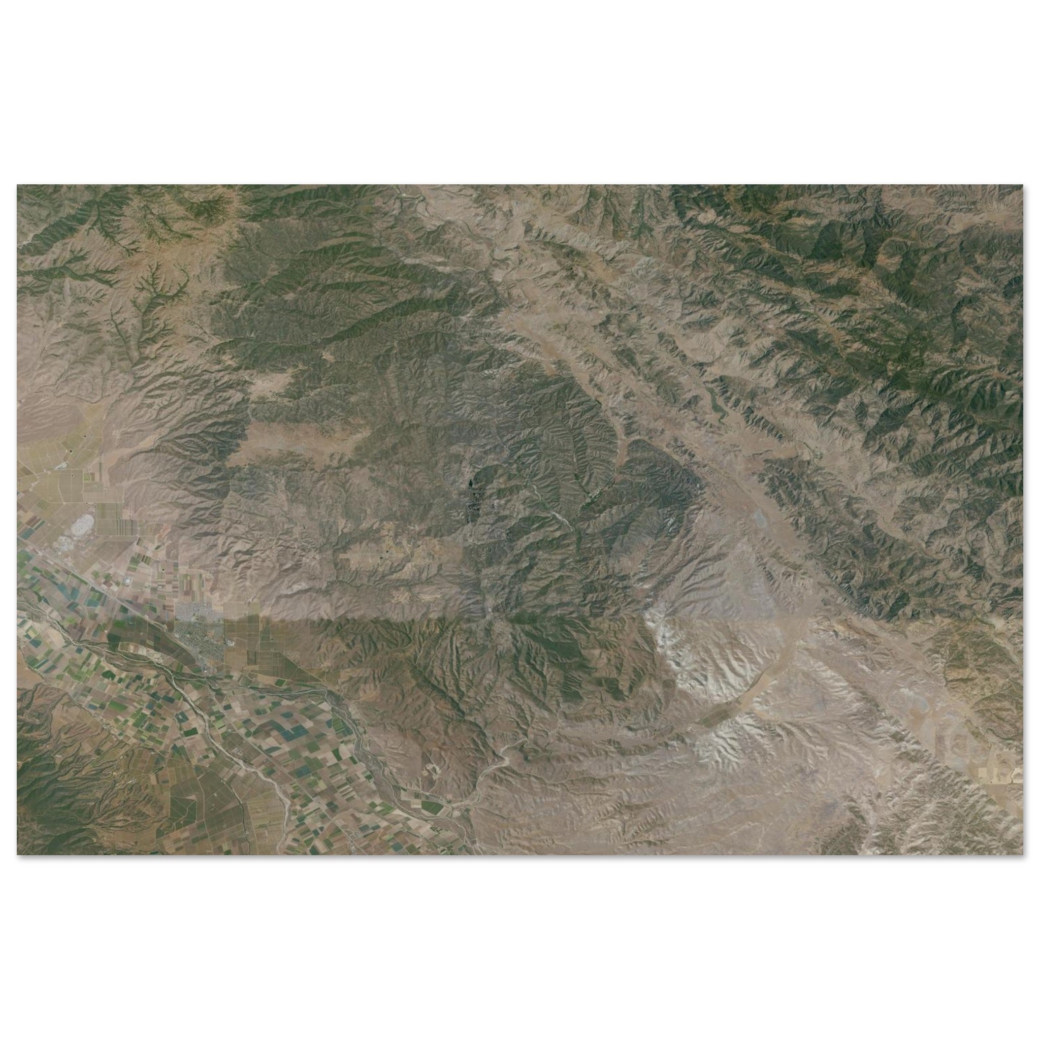 Pinnacles National Park Natural Earth Print - Ink And Atlas