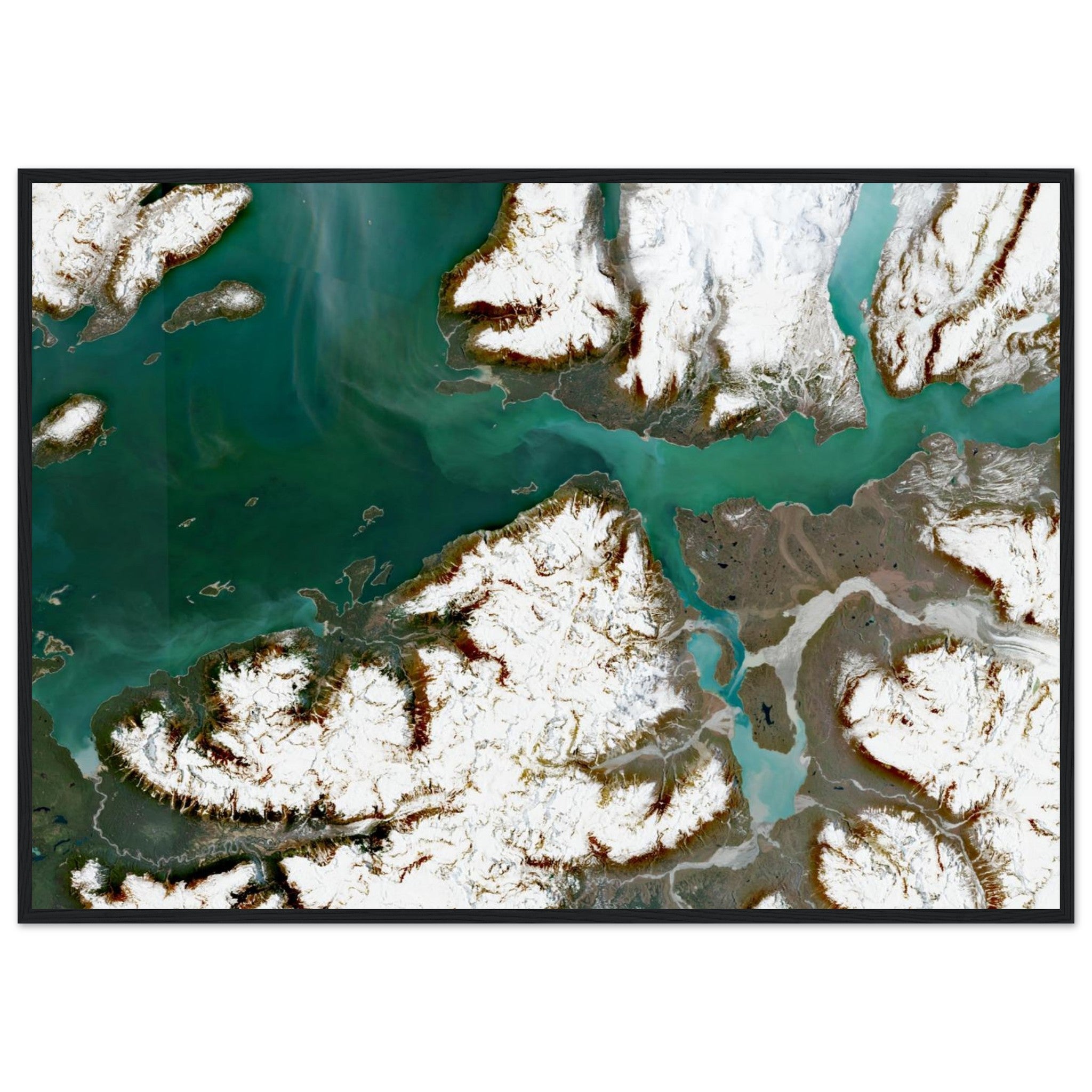 Glacier Bay National Park Natural Earth Print - Ink And Atlas