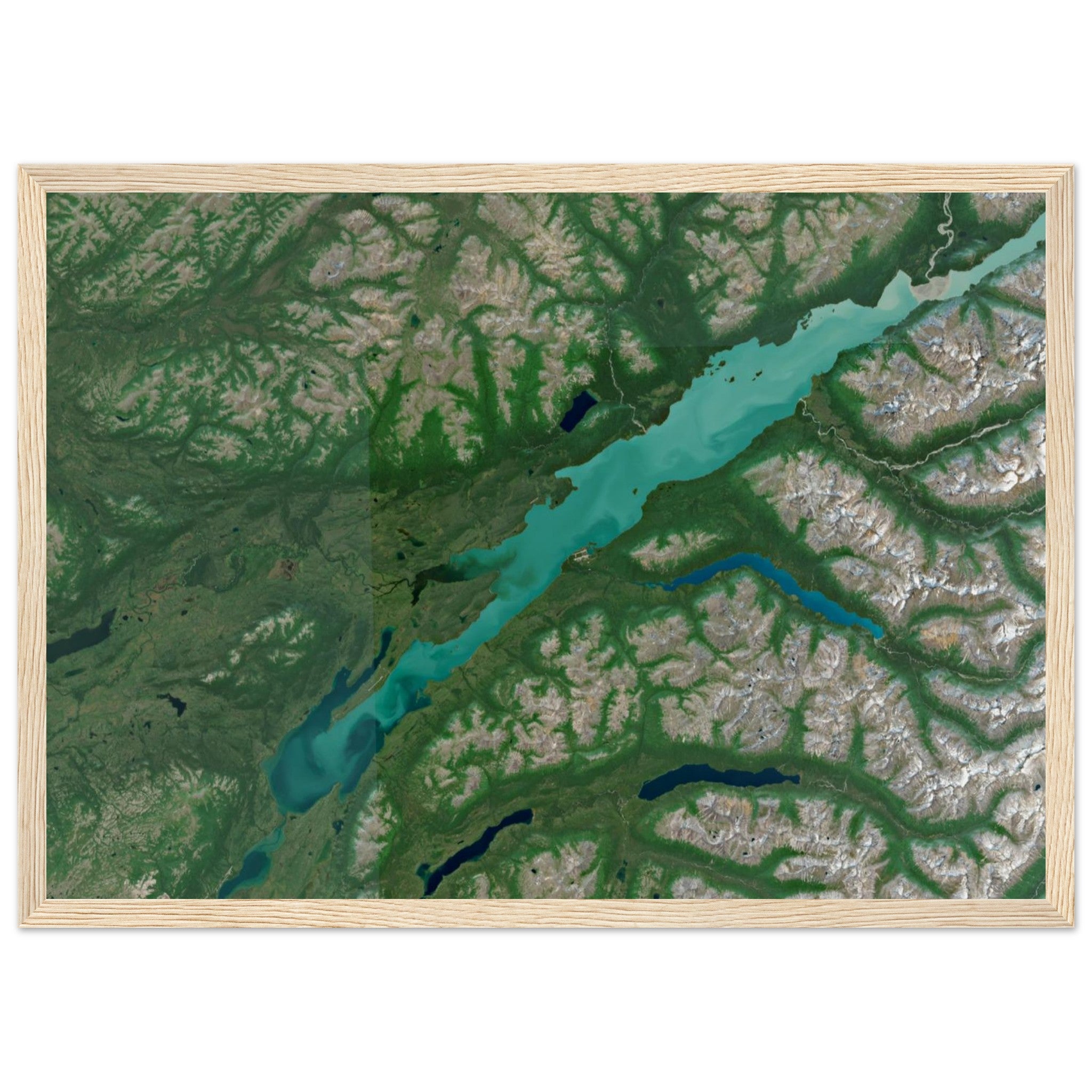 Lake Clark National Park Natural Earth Print - Ink And Atlas