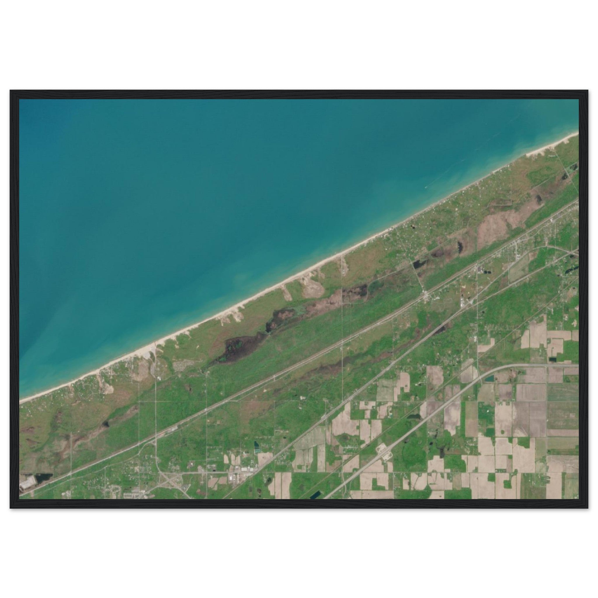 Indiana Dunes National Park Natural Earth Print - Ink And Atlas