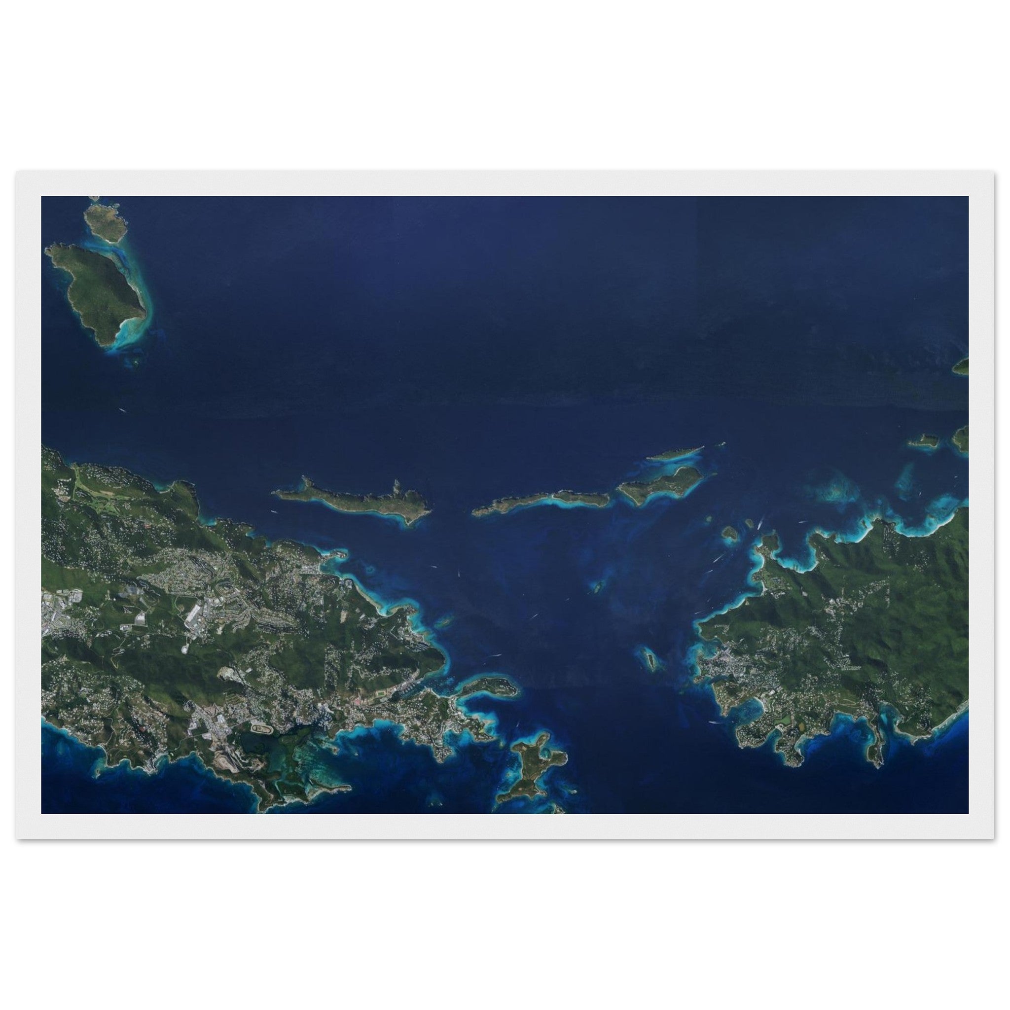 Virgin Islands National Park Natural Earth Print - Ink And Atlas