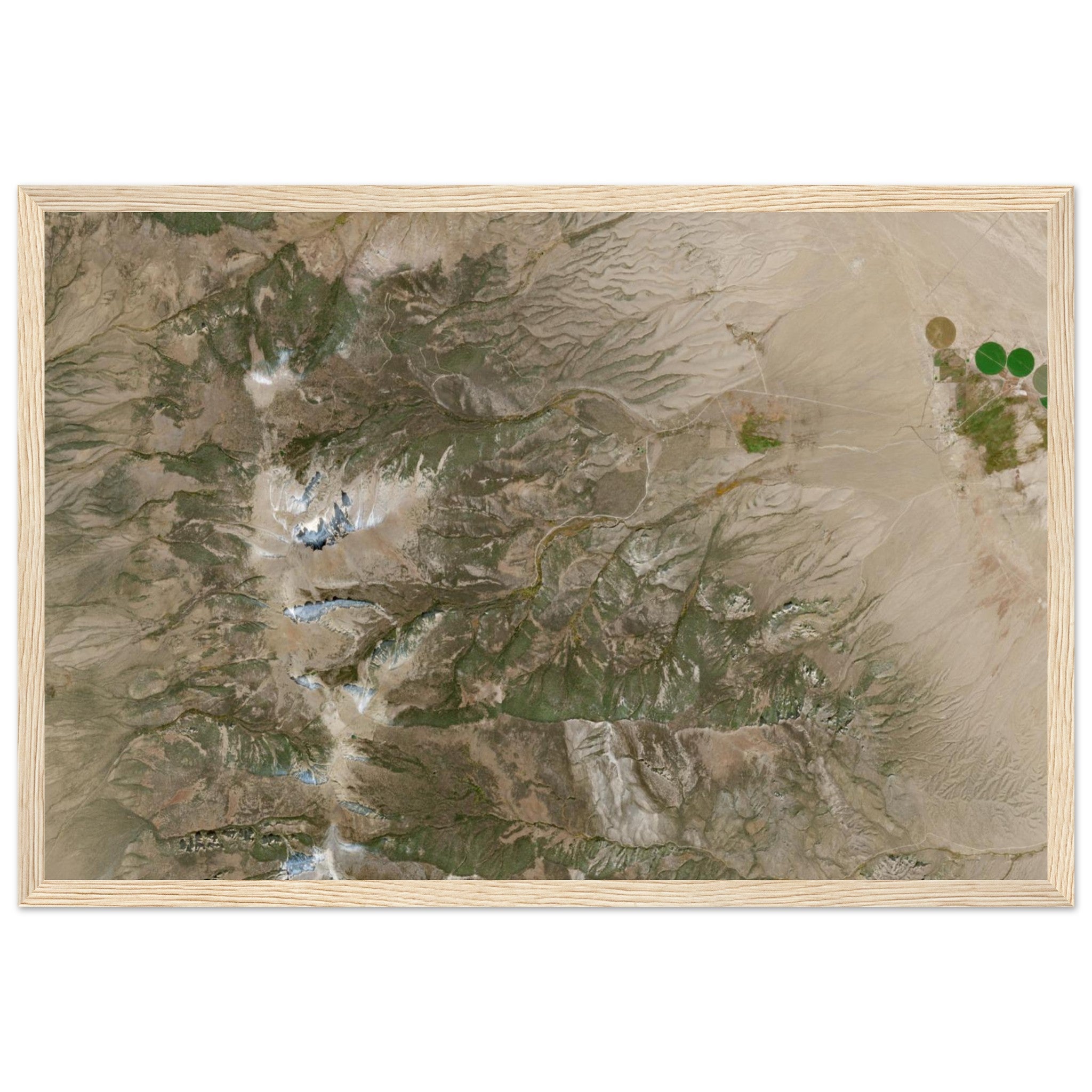 Great Basin National Park Natural Earth Print - Ink And Atlas
