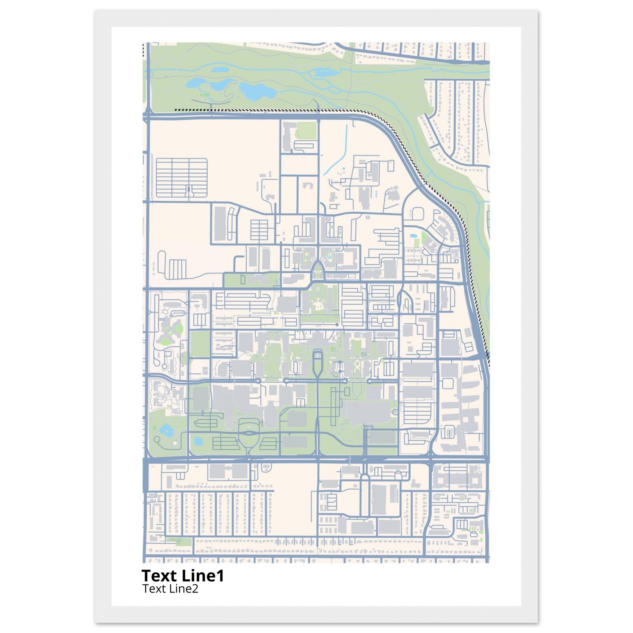 university of colorado denver anschutz medical campus campus map poster