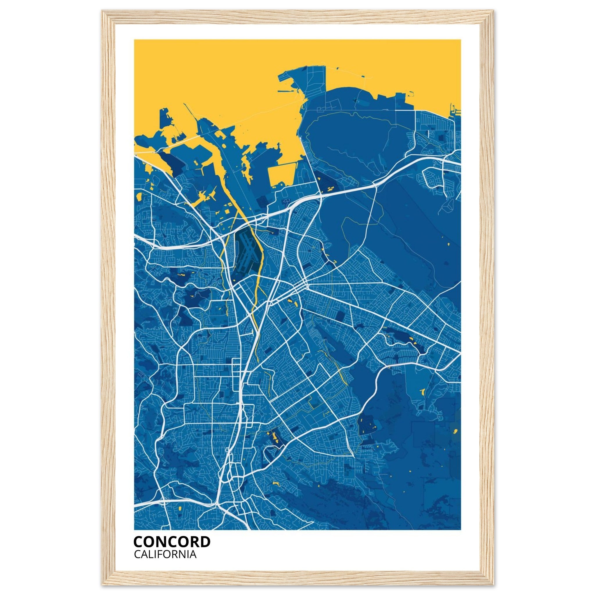 concord map poster print