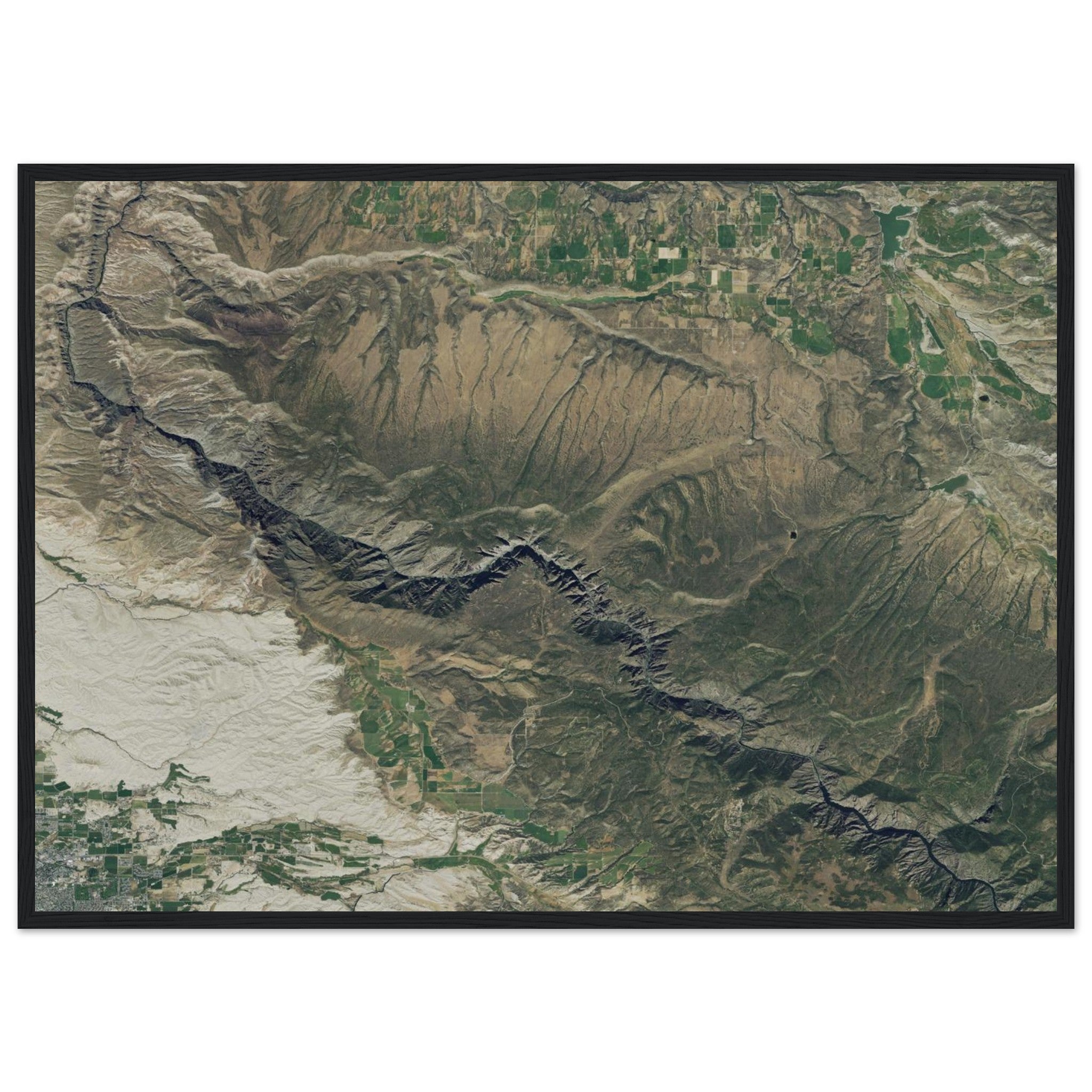 Black Canyon National Park Natural Earth Print - Ink And Atlas