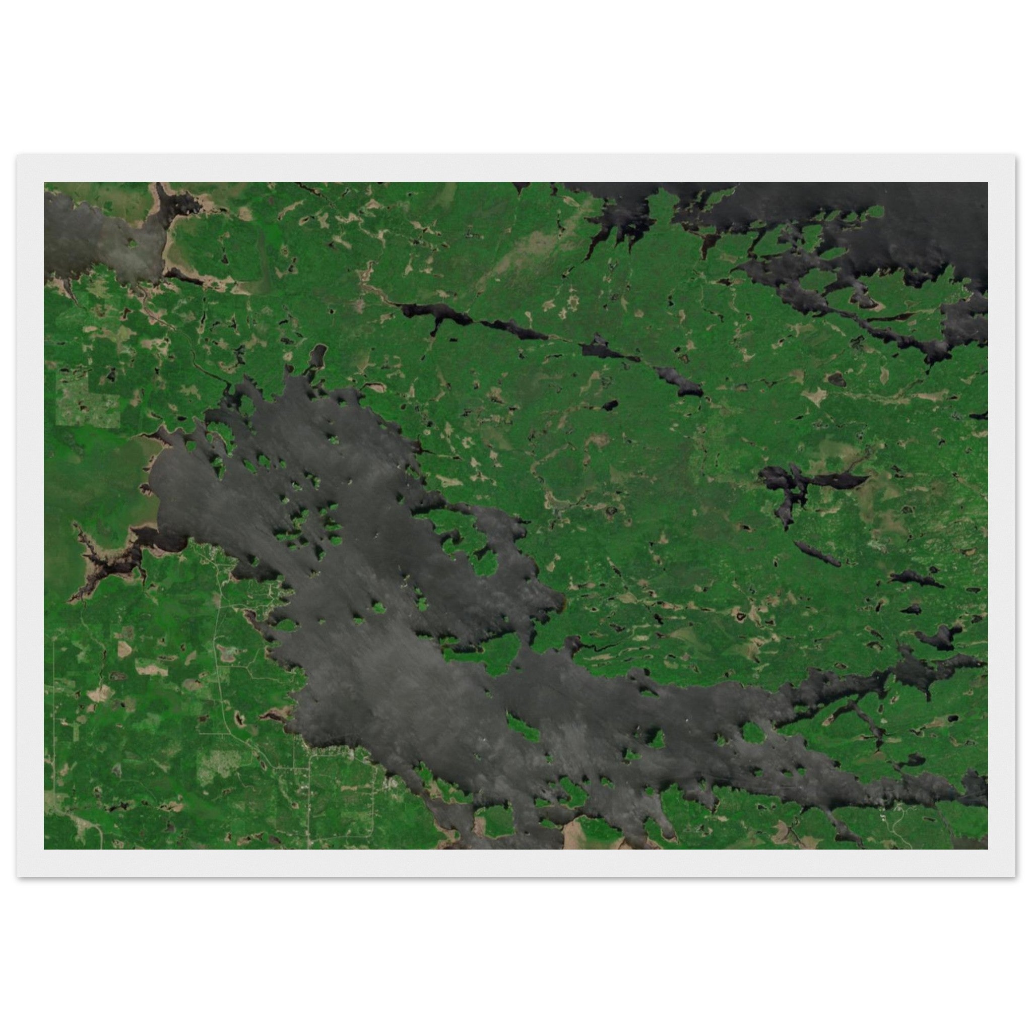 Voyageurs National Park Natural Earth Print - Ink And Atlas