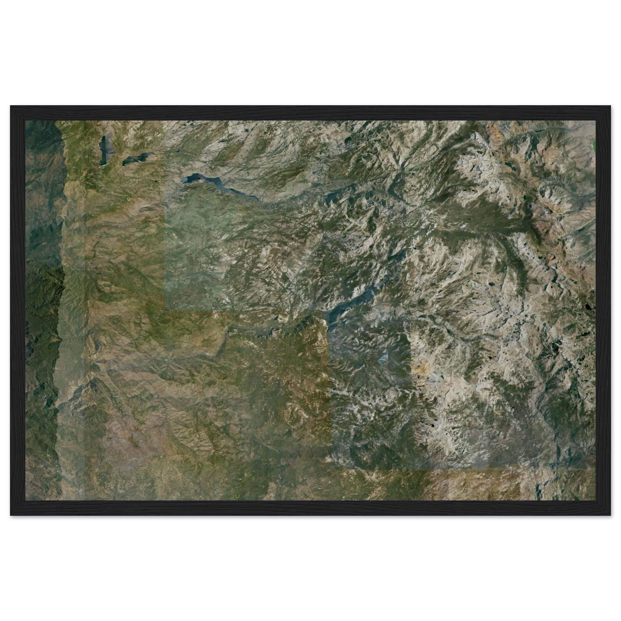 Yosemite National Park Natural Earth Print - Ink And Atlas