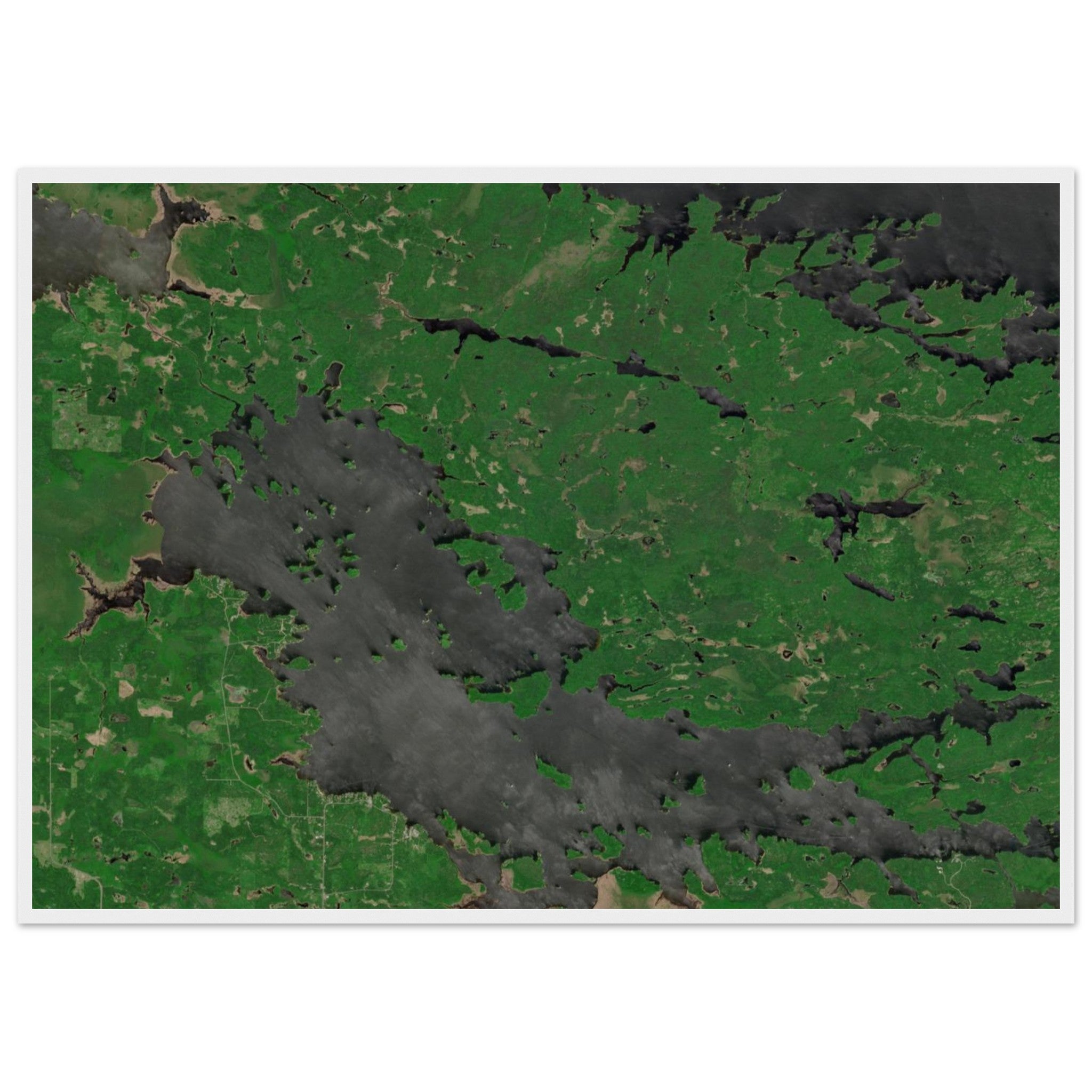 Voyageurs National Park Natural Earth Print - Ink And Atlas
