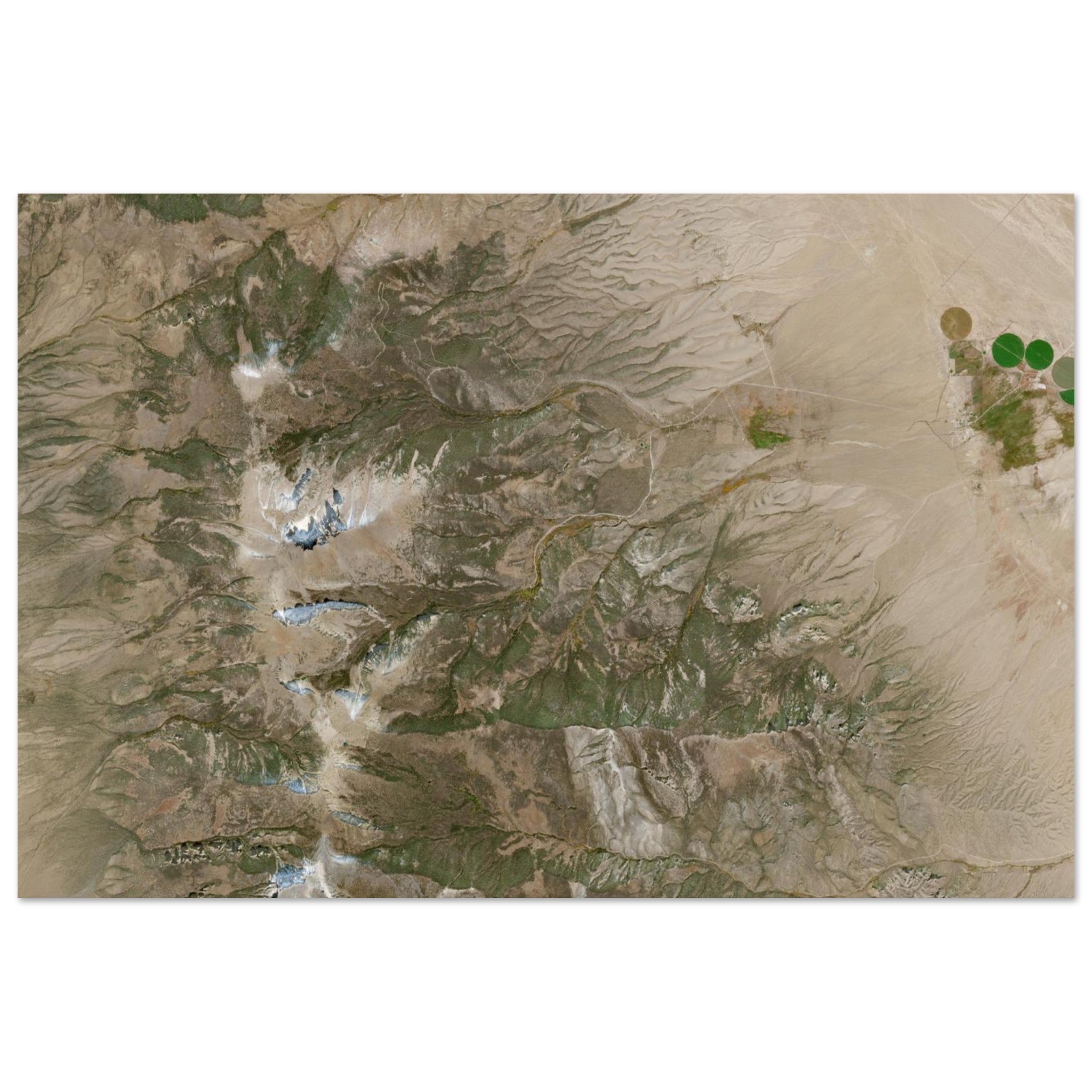 Great Basin National Park Natural Earth Print - Ink And Atlas