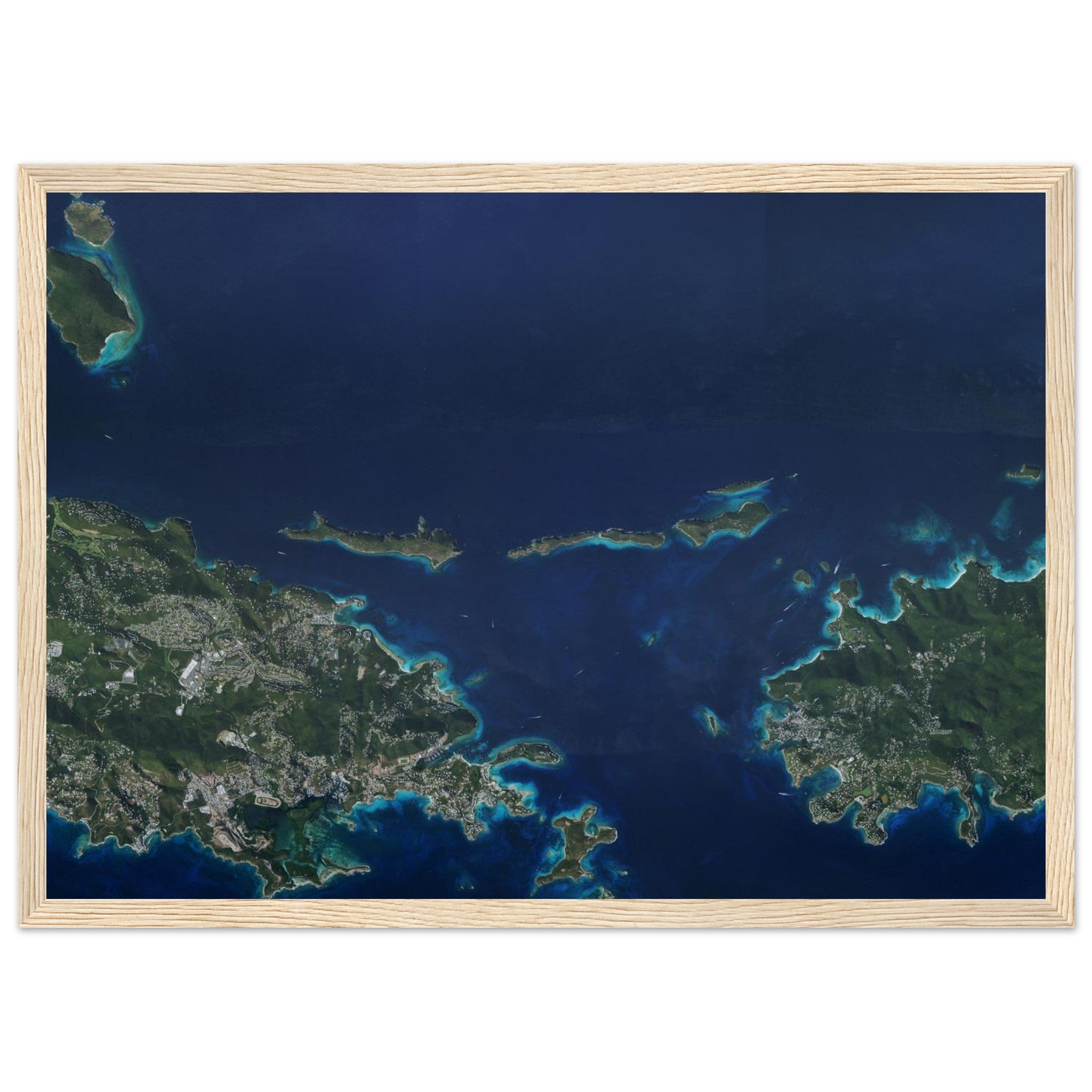 Virgin Islands National Park Natural Earth Print - Ink And Atlas