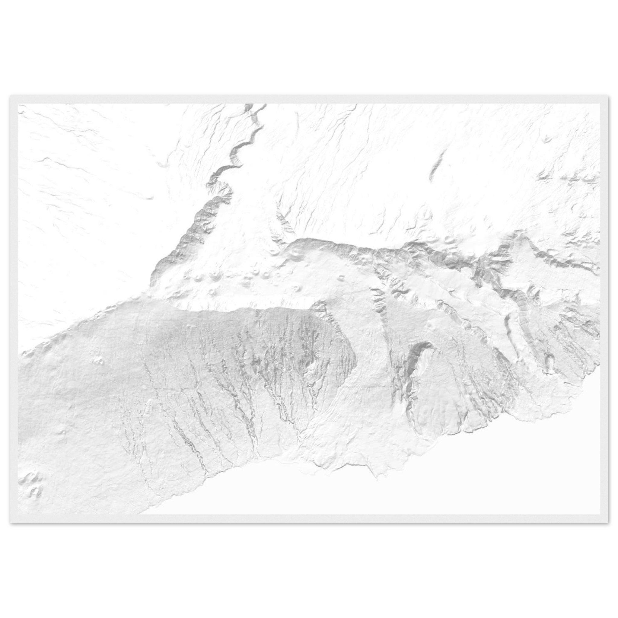 Haleakalā National Park Natural Earth Print - Ink And Atlas