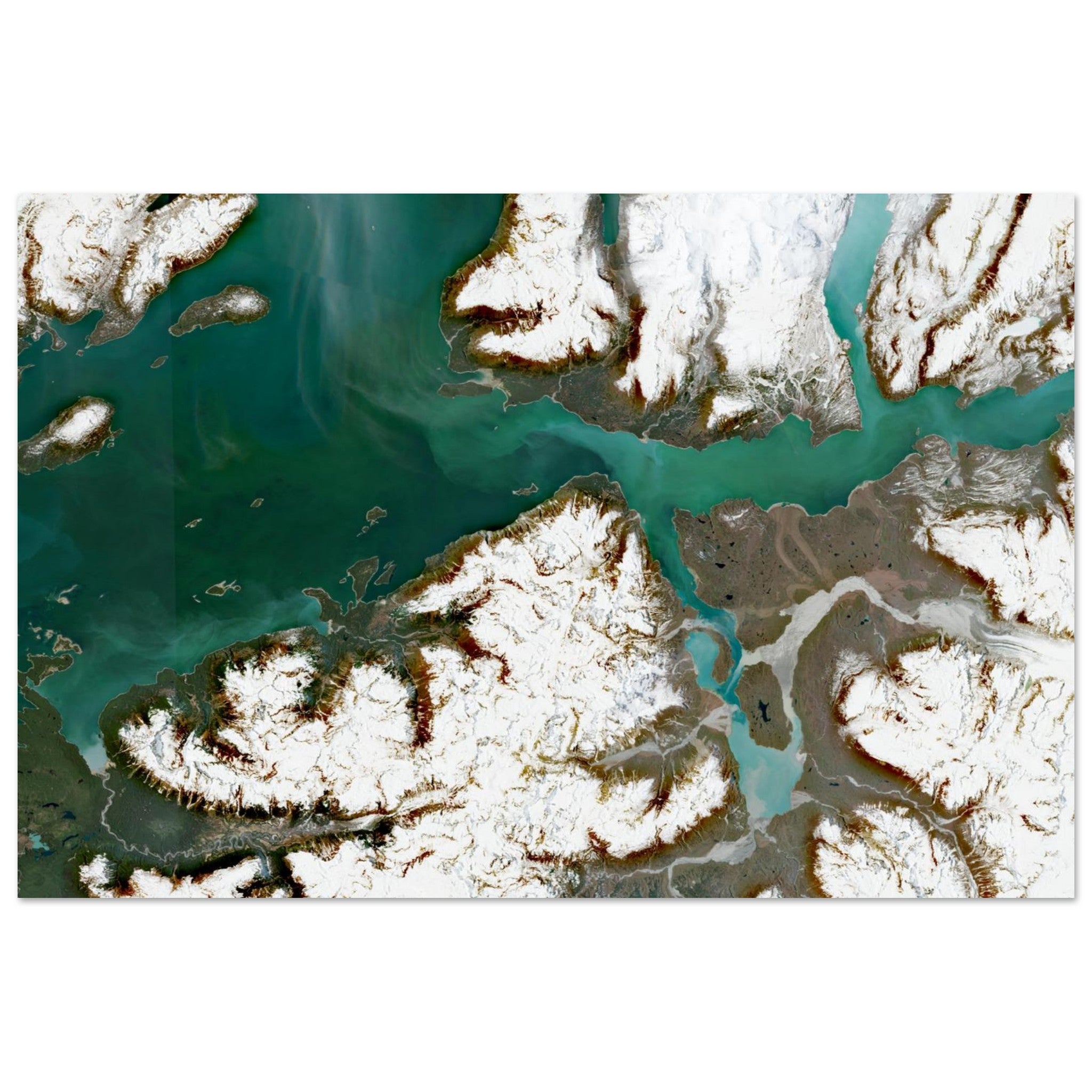 Glacier Bay National Park Natural Earth Print - Ink And Atlas