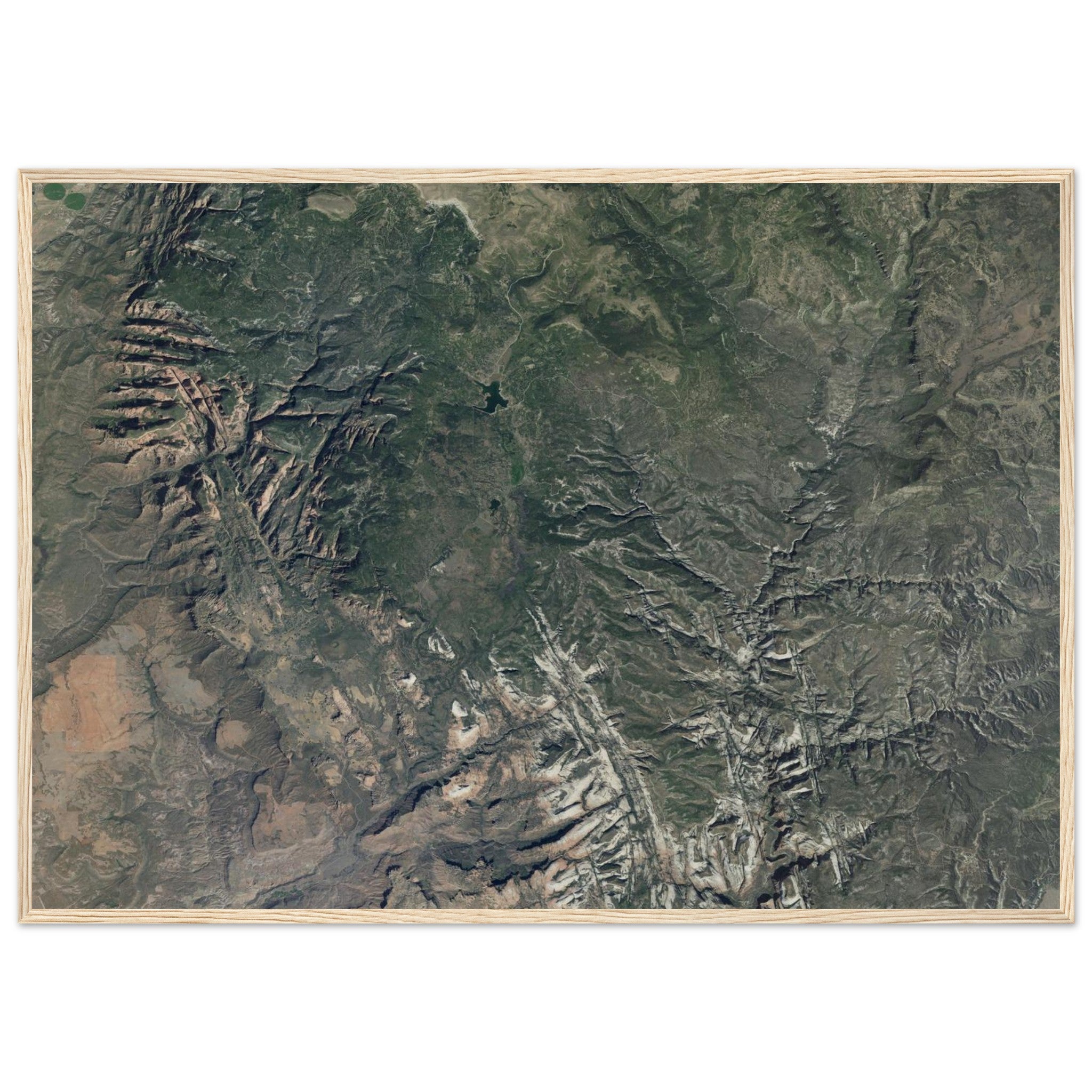 Zion National Park Natural Earth Print - Ink And Atlas