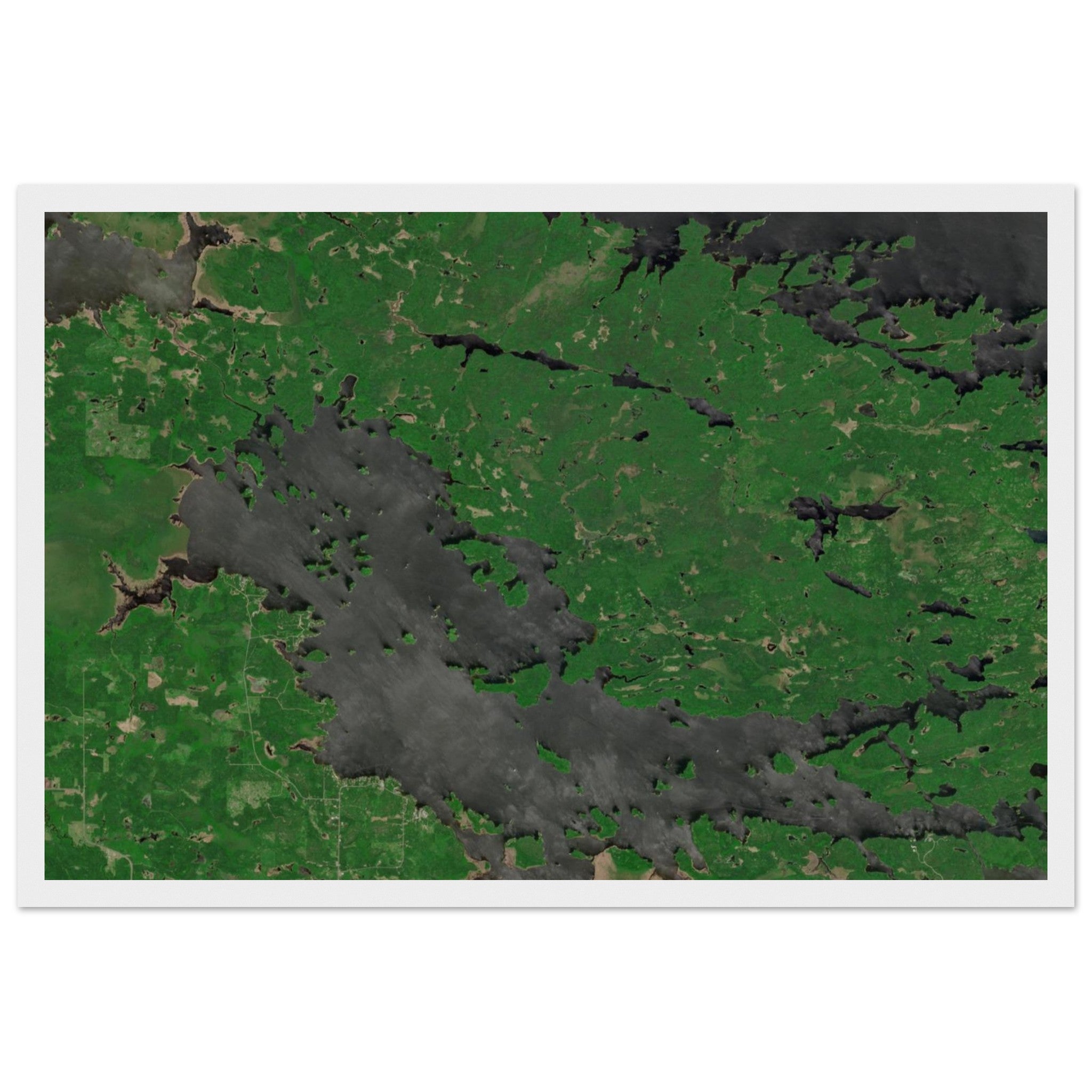 Voyageurs National Park Natural Earth Print - Ink And Atlas