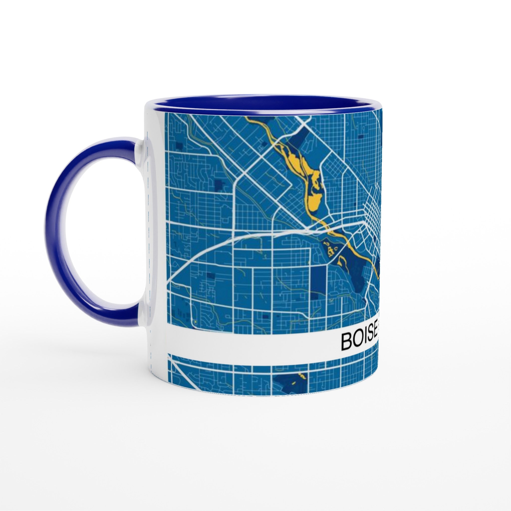 Boise Idaho Modern City Map Mug (11oz) - Ink And Atlas