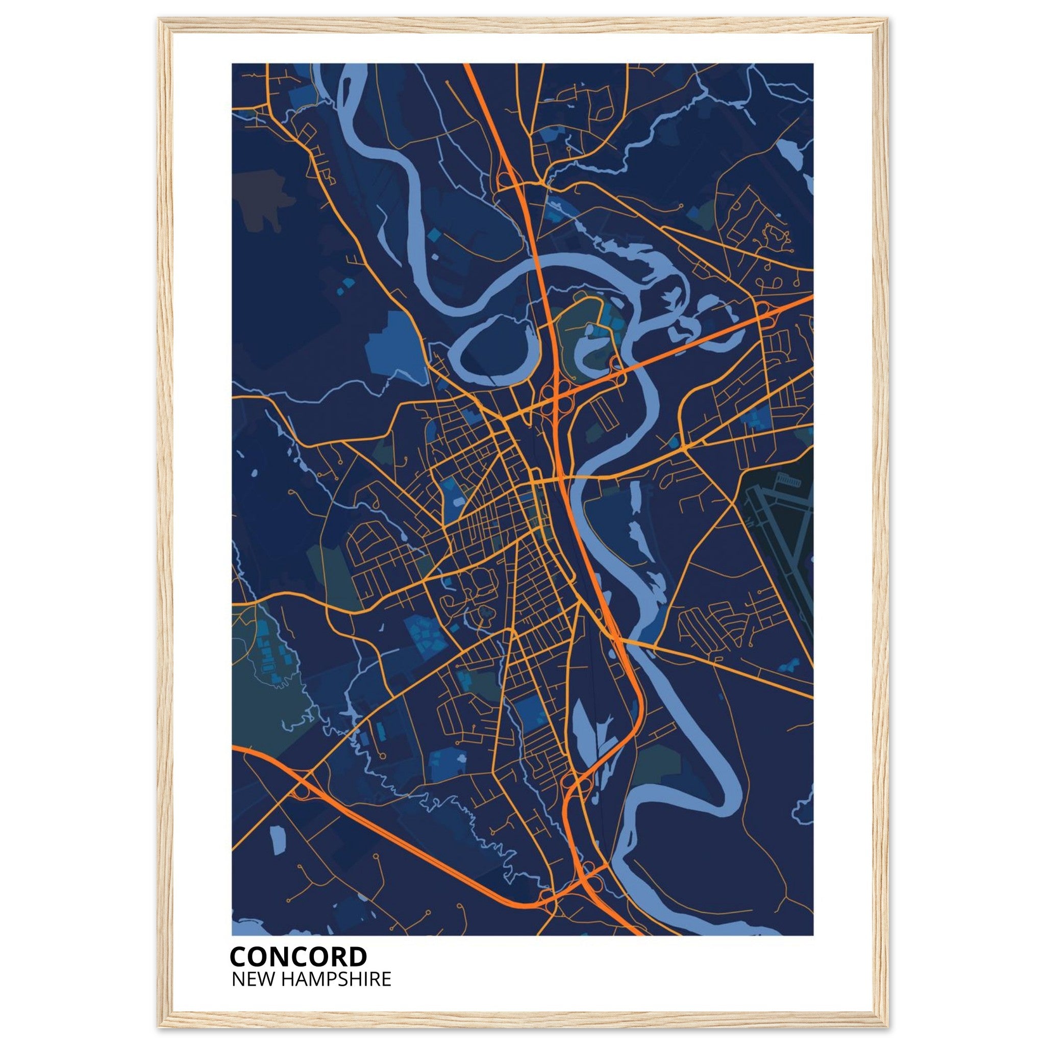 concord modern city map 