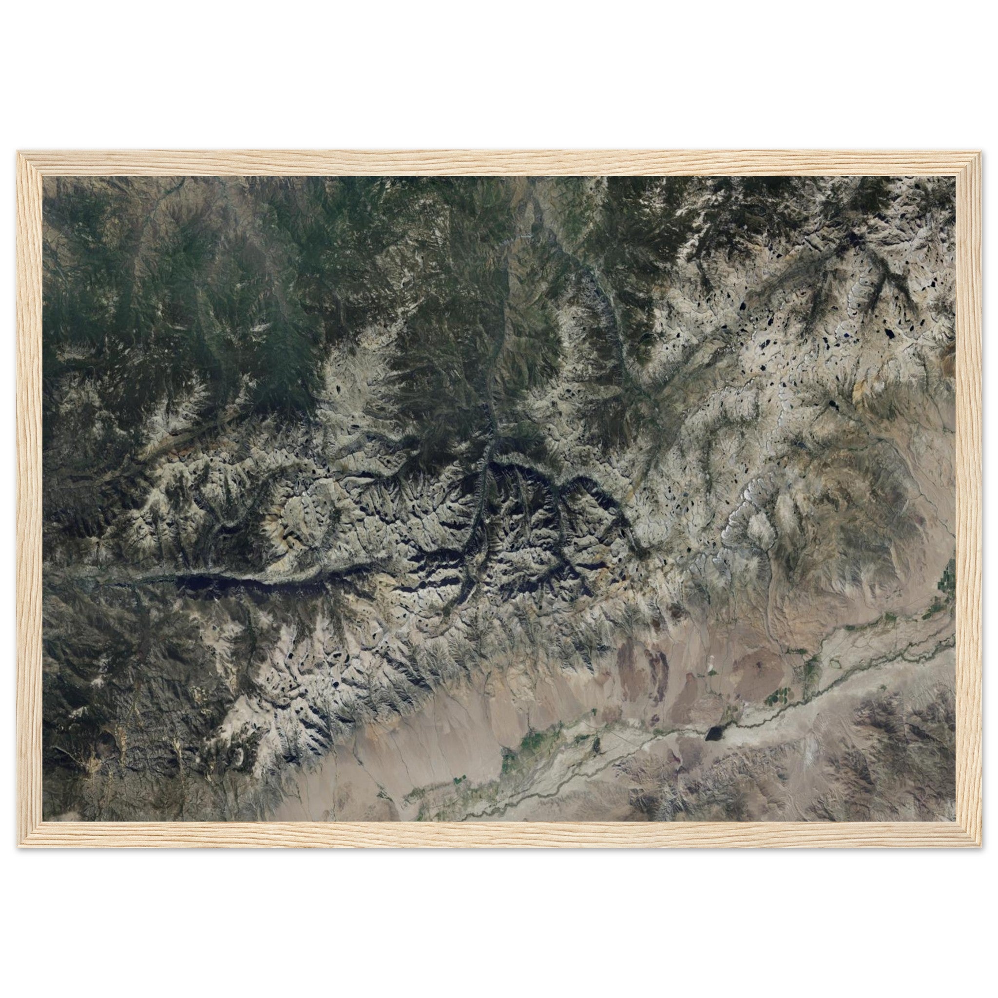 Kings Canyon National Park Natural Earth Print - Ink And Atlas