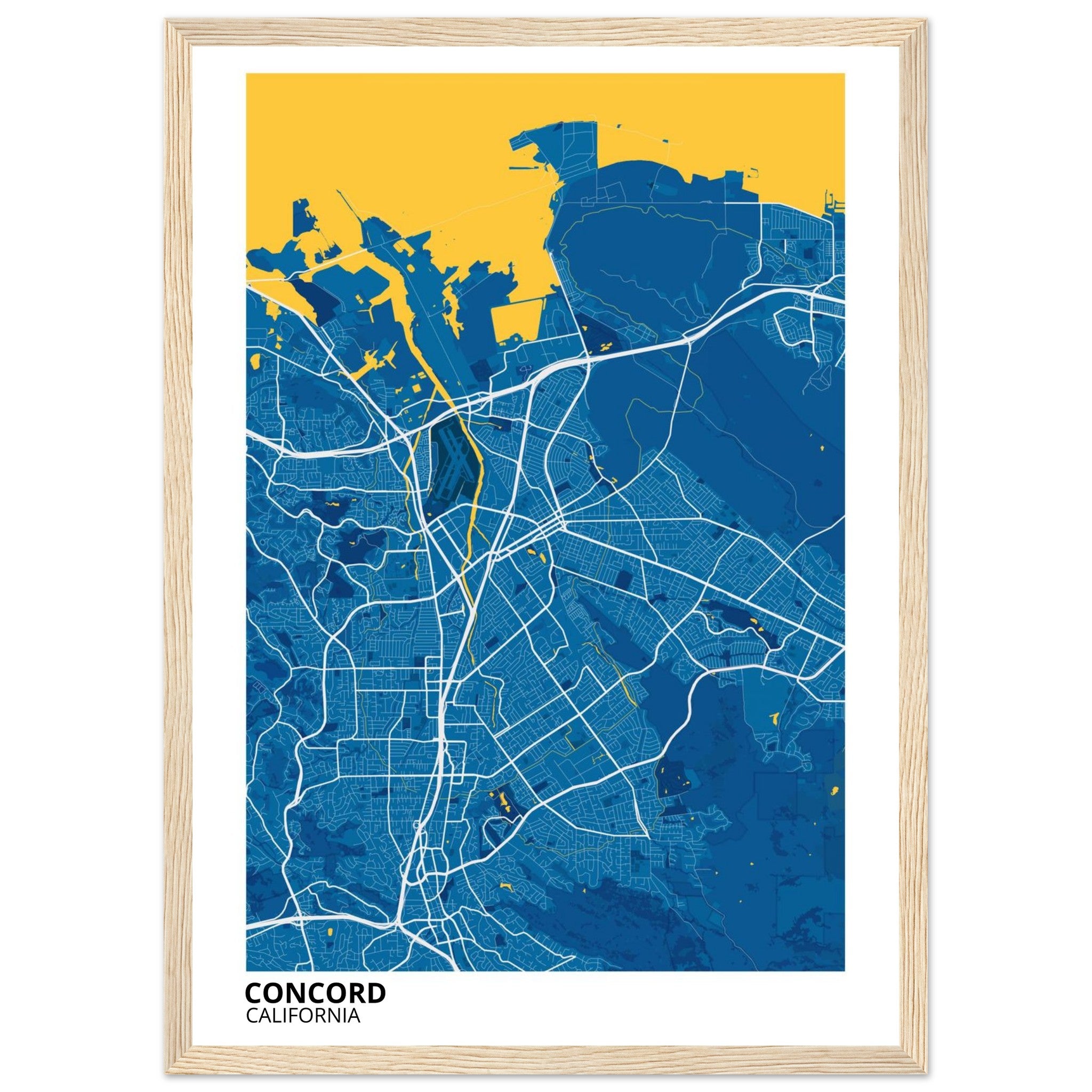 concord map poster print