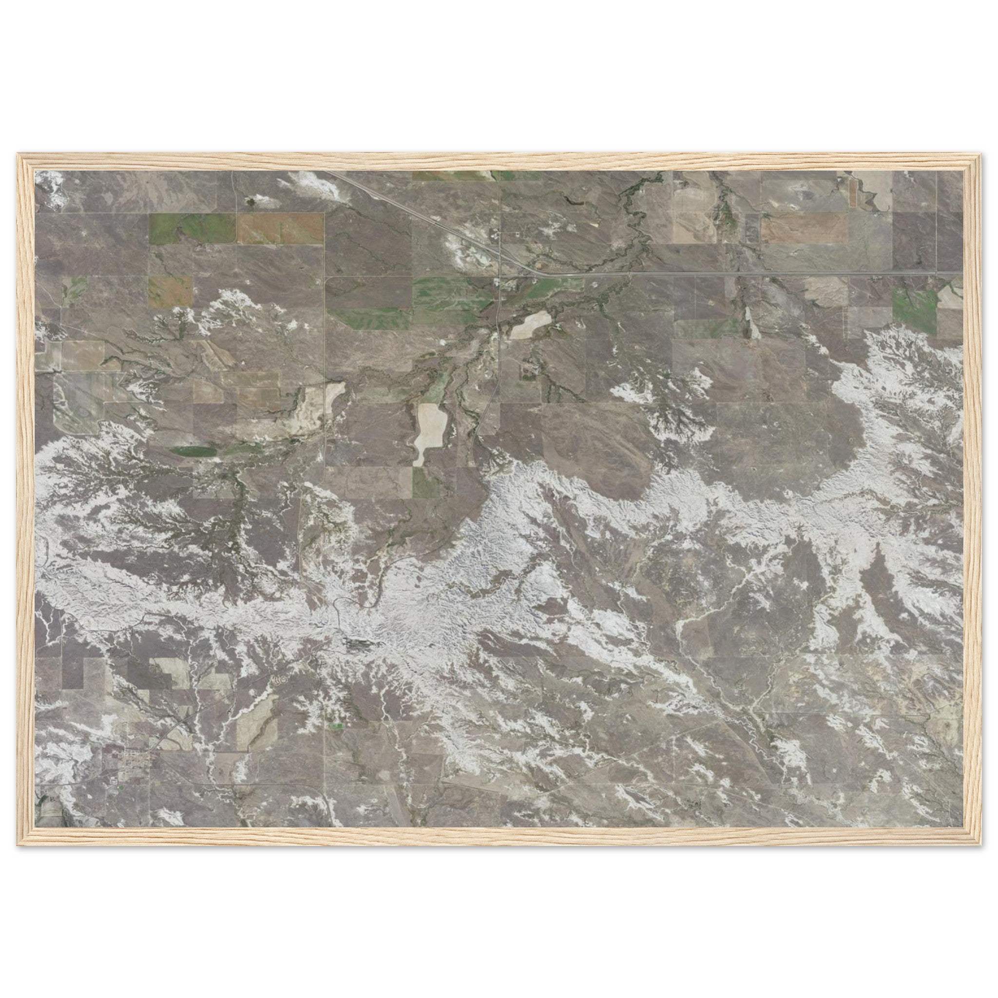 Theodore Roosevelt National Park Natural Earth Print - Ink And Atlas
