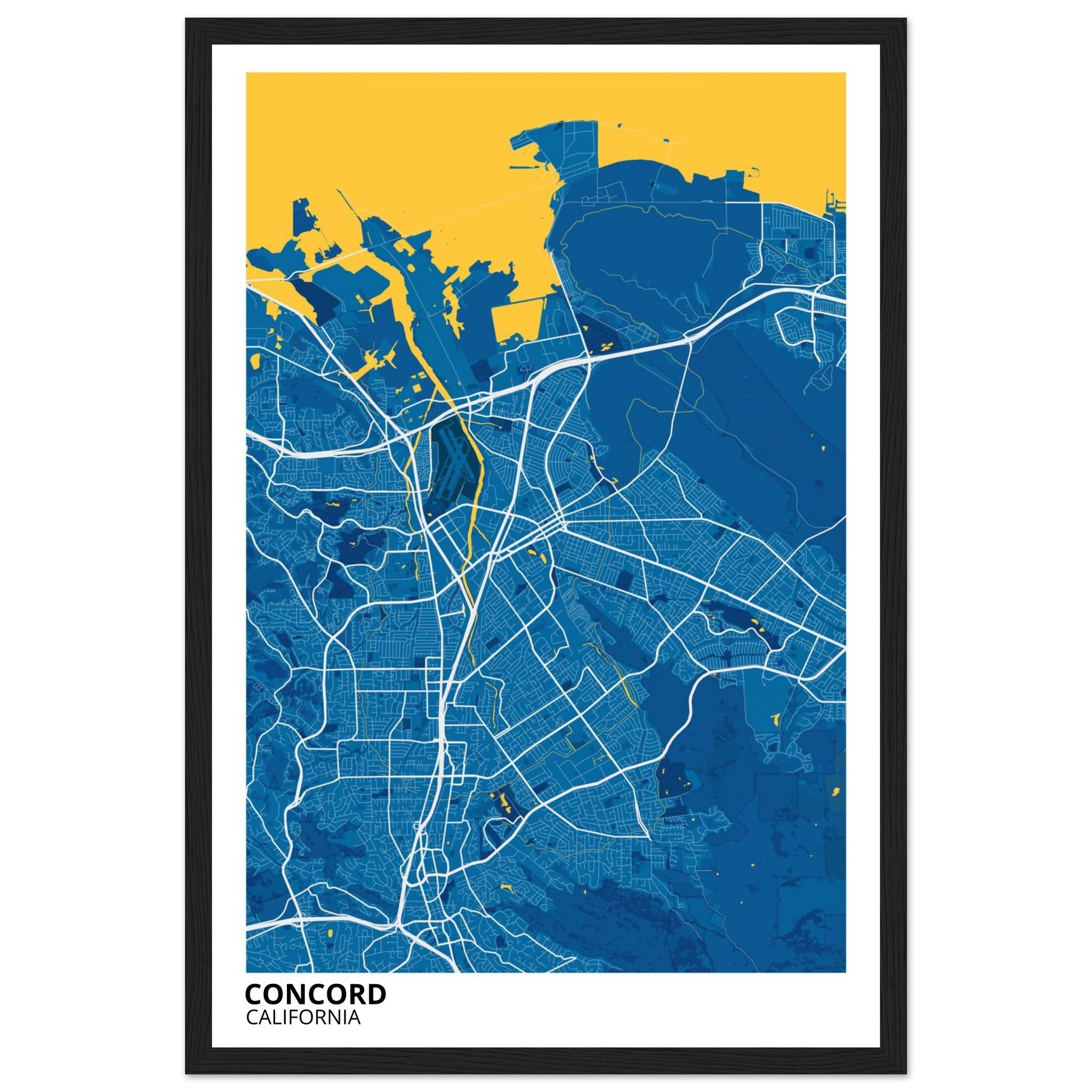 concord map poster print