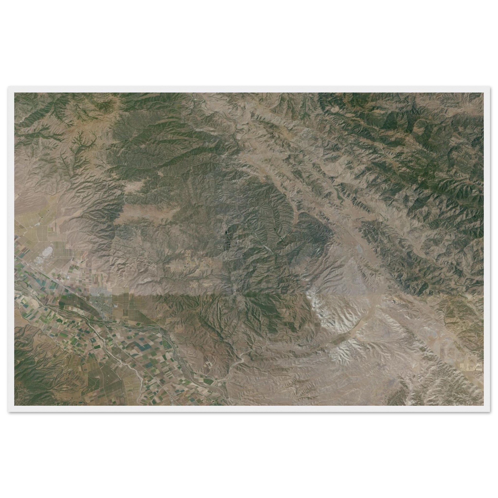 Pinnacles National Park Natural Earth Print - Ink And Atlas