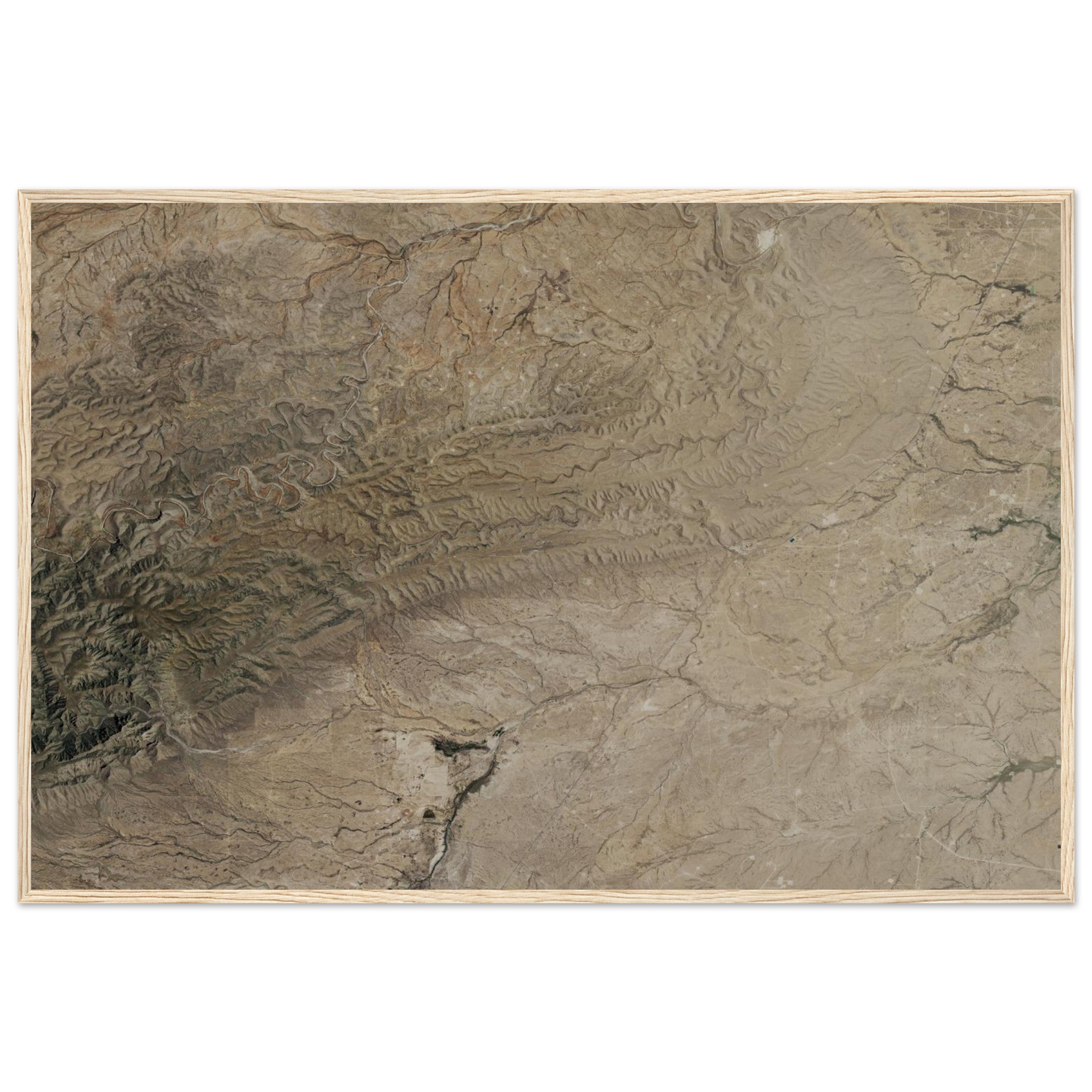 Carlsbad Caverns National Park Natural Earth Print - Ink And Atlas
