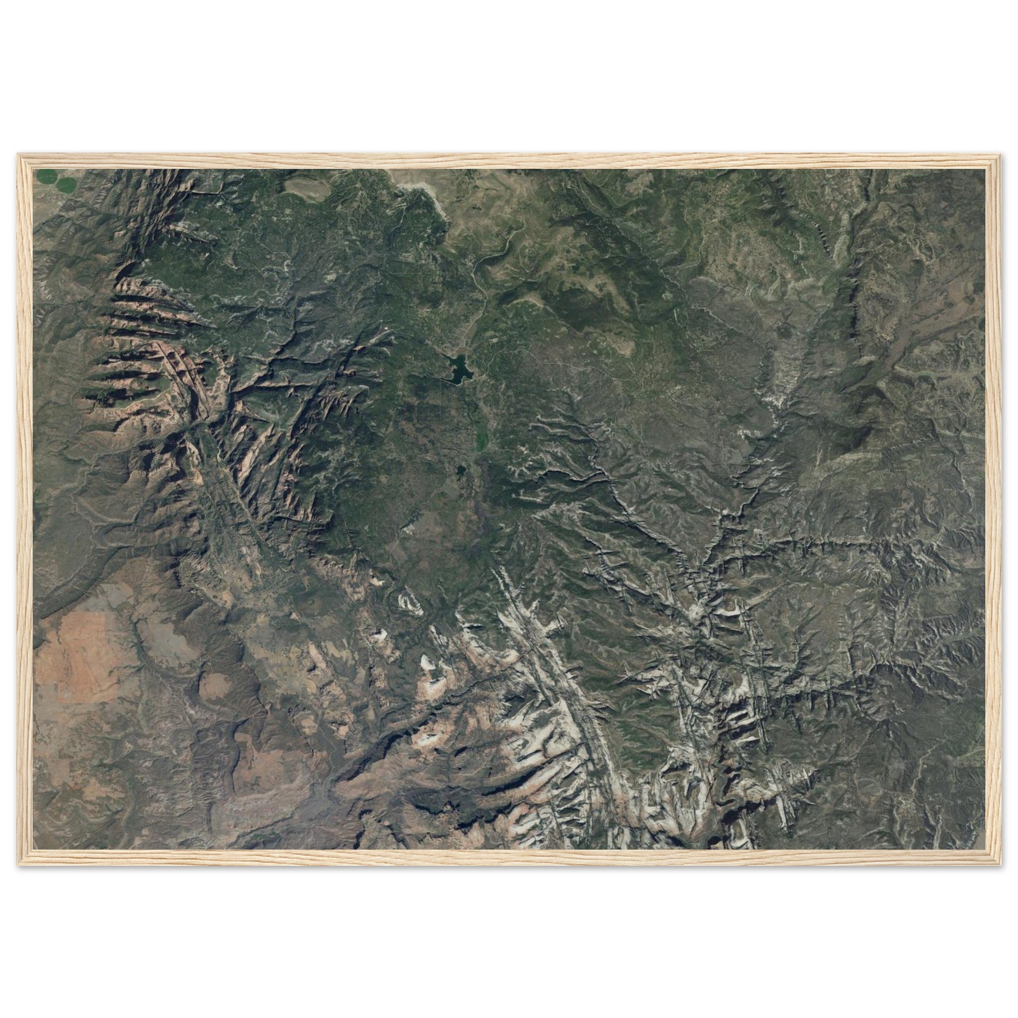 Zion National Park Natural Earth Print - Ink And Atlas
