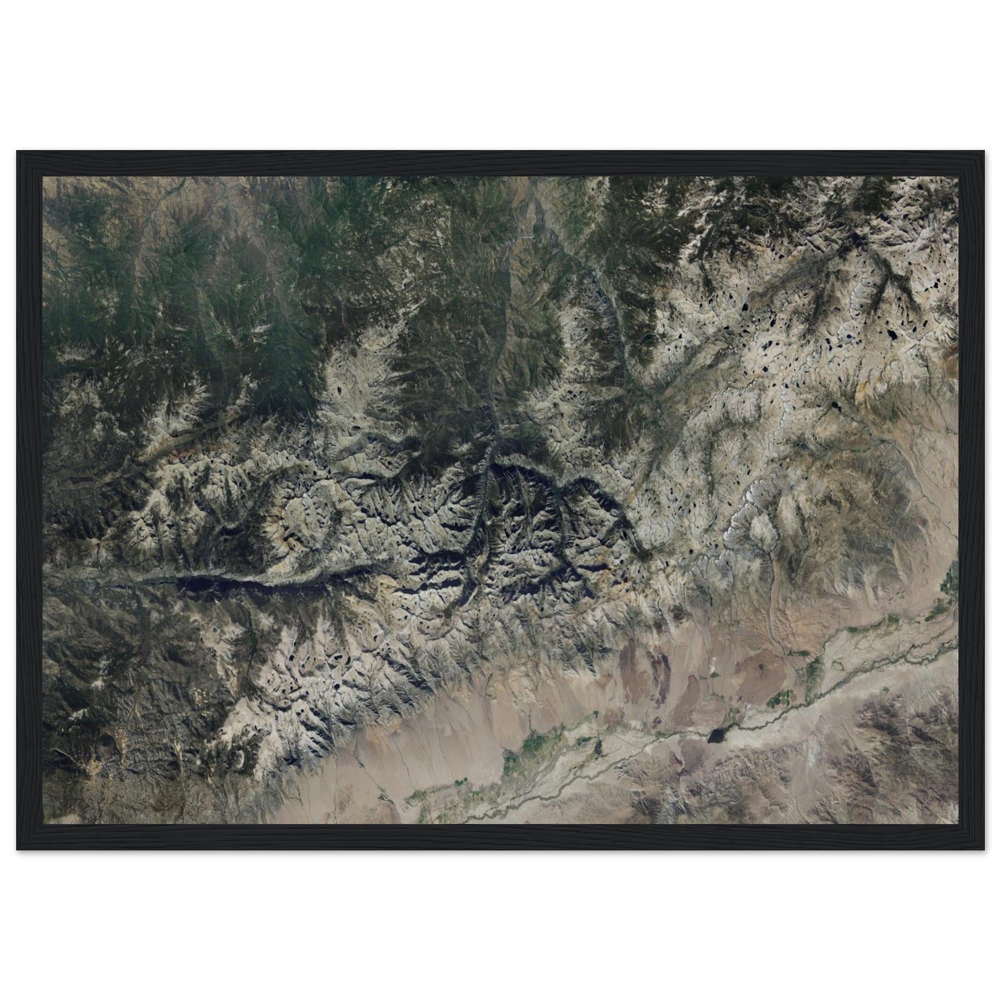 Kings Canyon National Park Natural Earth Print - Ink And Atlas