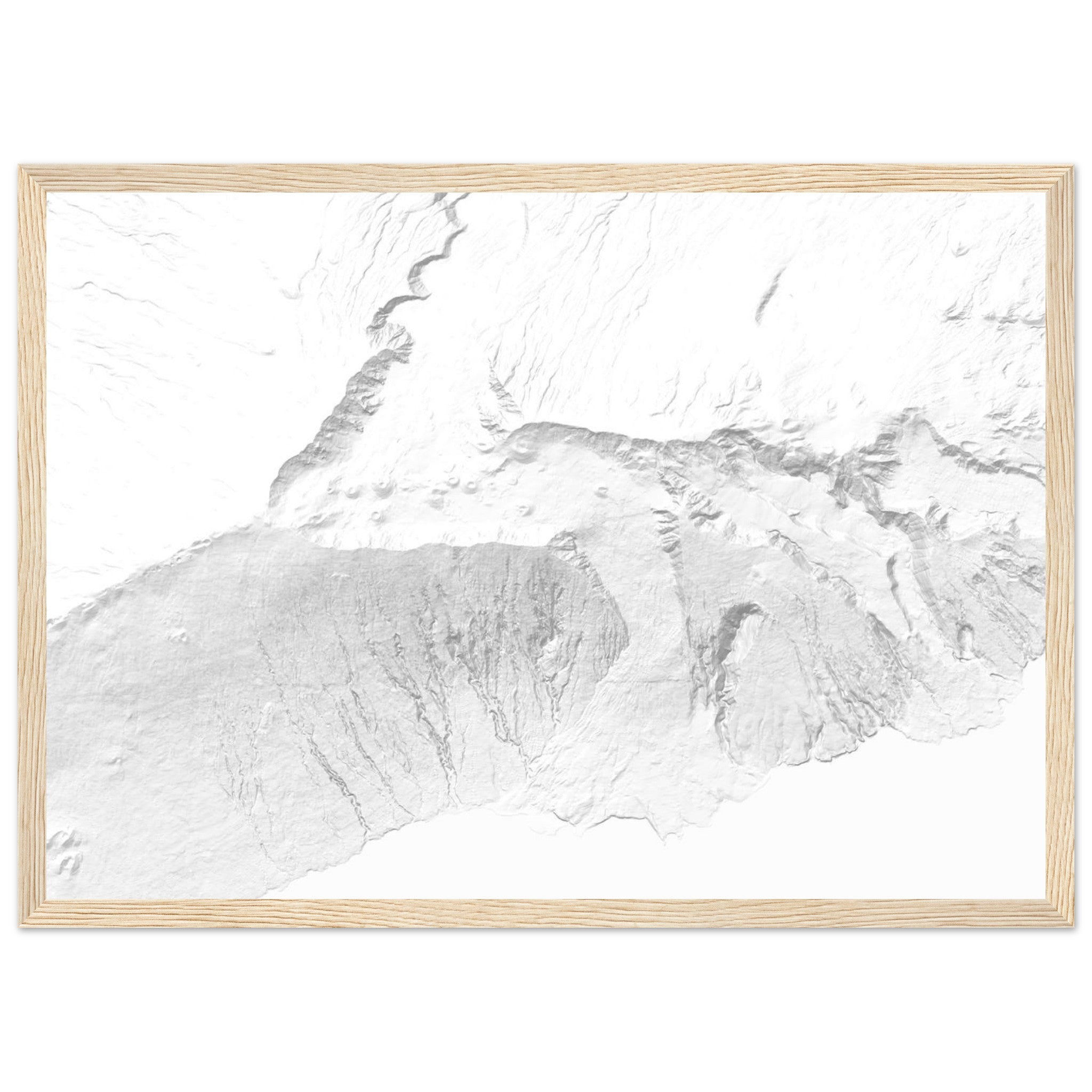Haleakalā National Park Natural Earth Print - Ink And Atlas