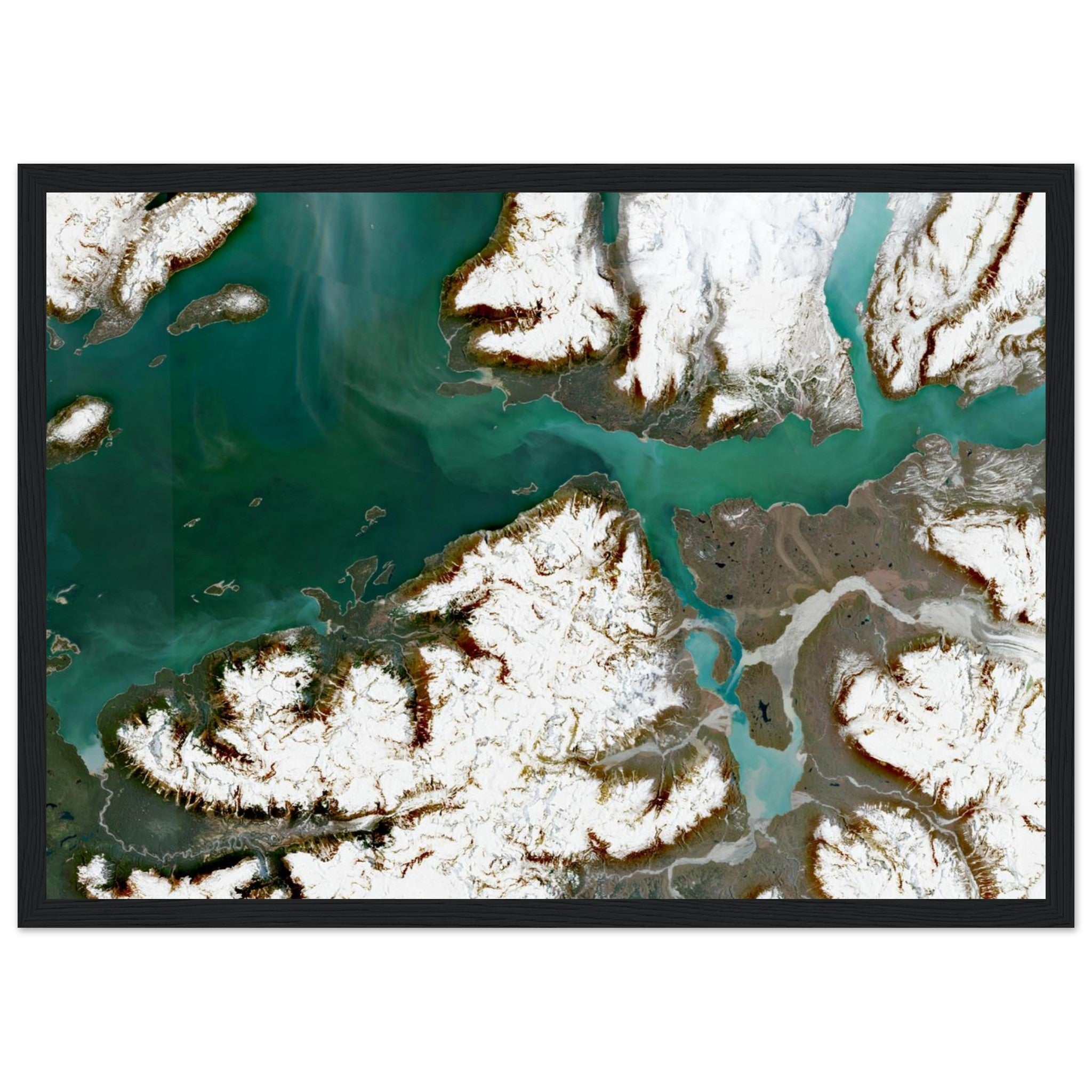 Glacier Bay National Park Natural Earth Print - Ink And Atlas
