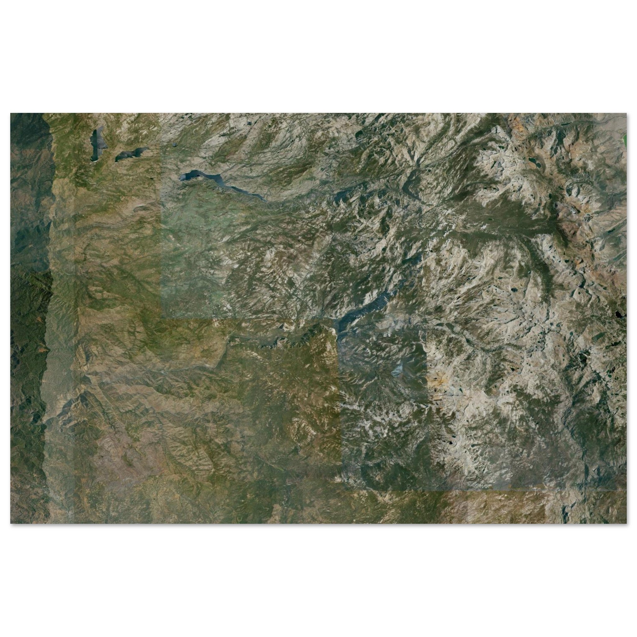 Yosemite National Park Natural Earth Print - Ink And Atlas