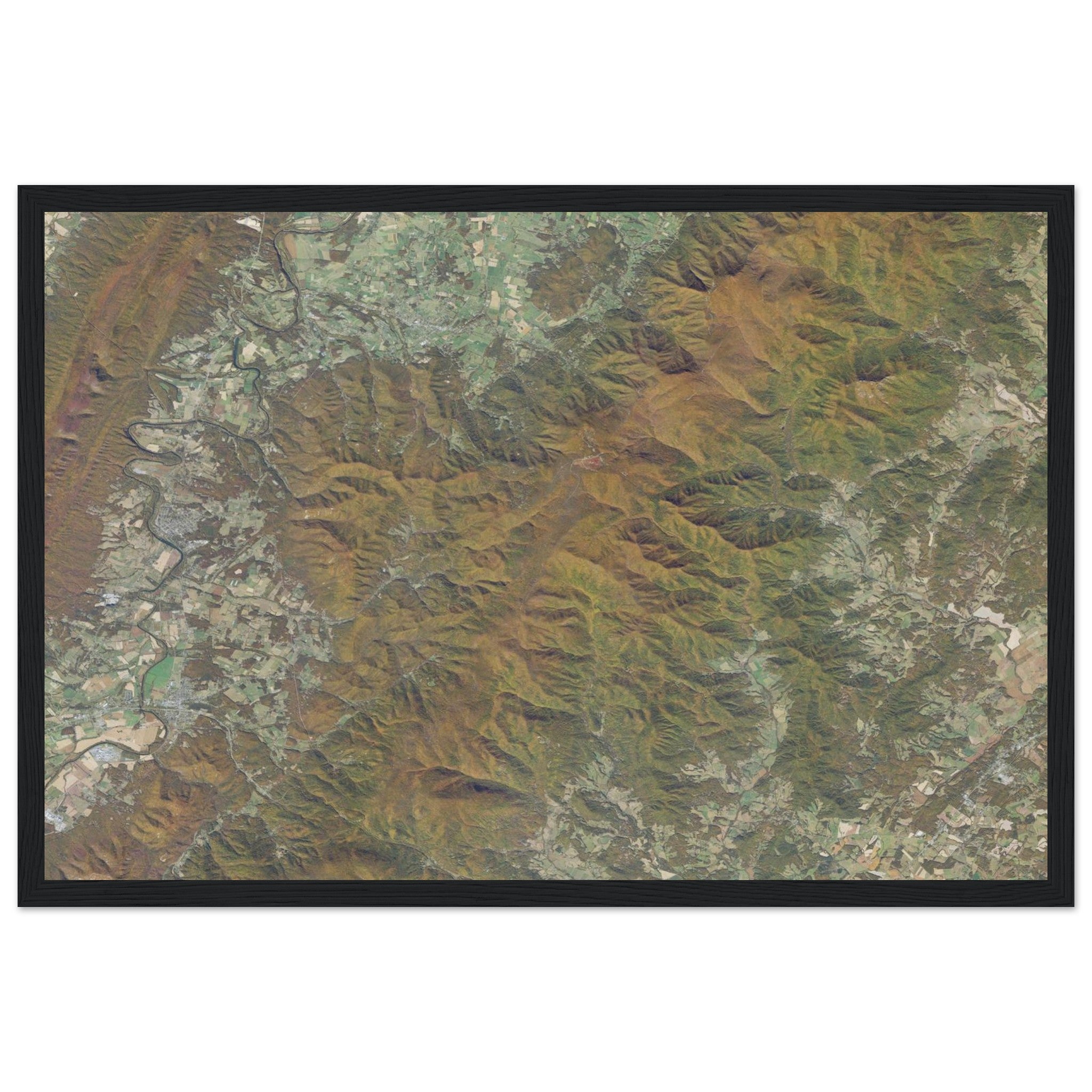 Shenandoah National Park Natural Earth Print - Ink And Atlas